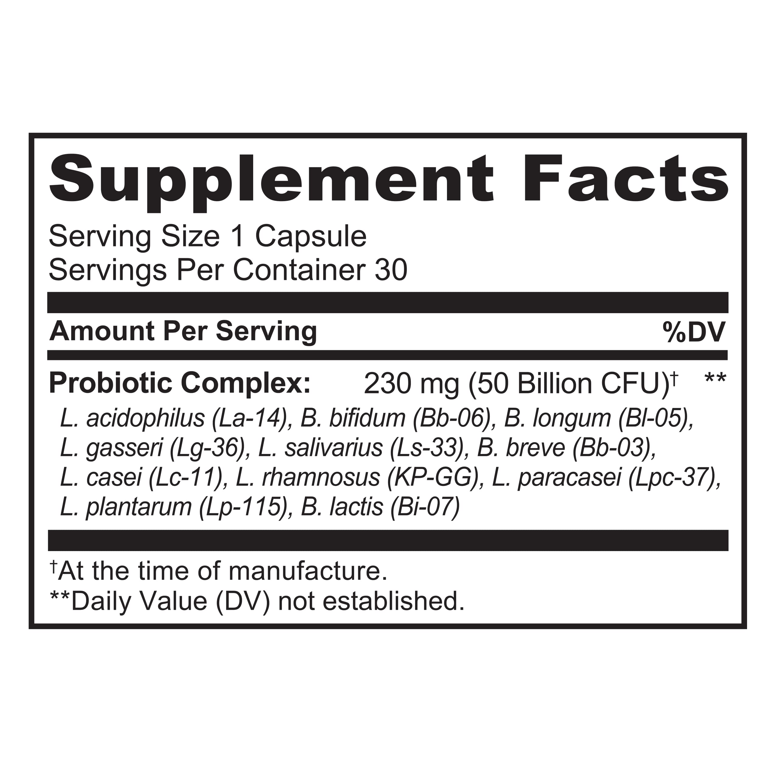 NATURELO Probiotic Supplement - 50 Billion CFU - 11 Strains - One Daily - Helps Support NATURELOAu supplements
