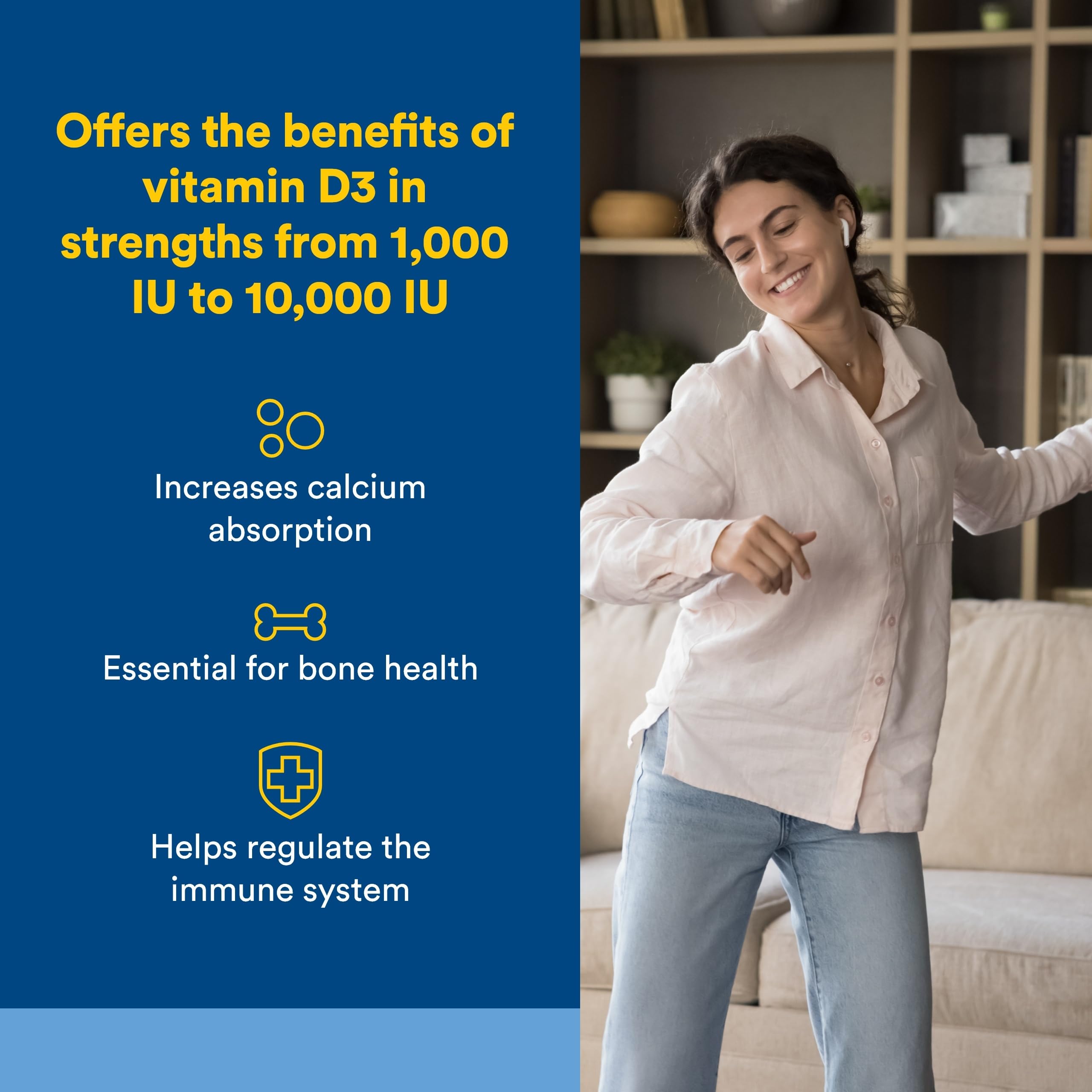 Natural Factors, Vitamin D3 5000 IU (125 mcg), Supports Strong Bones, Muscles and Immune Function, 360 Softgels Natural FactorsAu supplements