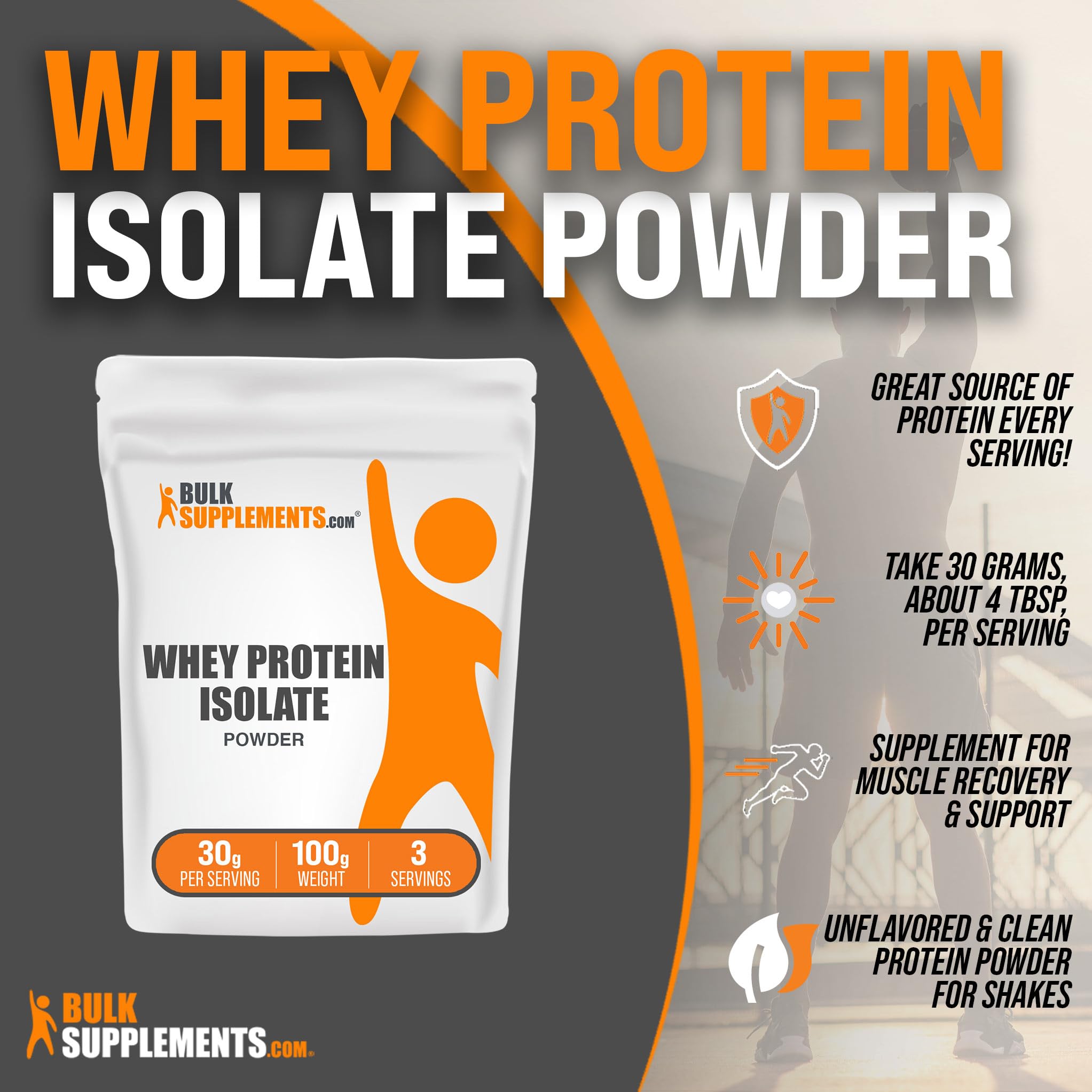 BULKSUPPLEMENTS.COM Whey Protein Isolate Powder - Unflavored Protein Powder BULKSUPPLEMENTS.COMUS supplements
