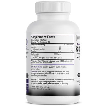 Bronson CLA 3000 Extra High Potency Supports Healthy Weight Managem BronsonUS supplements