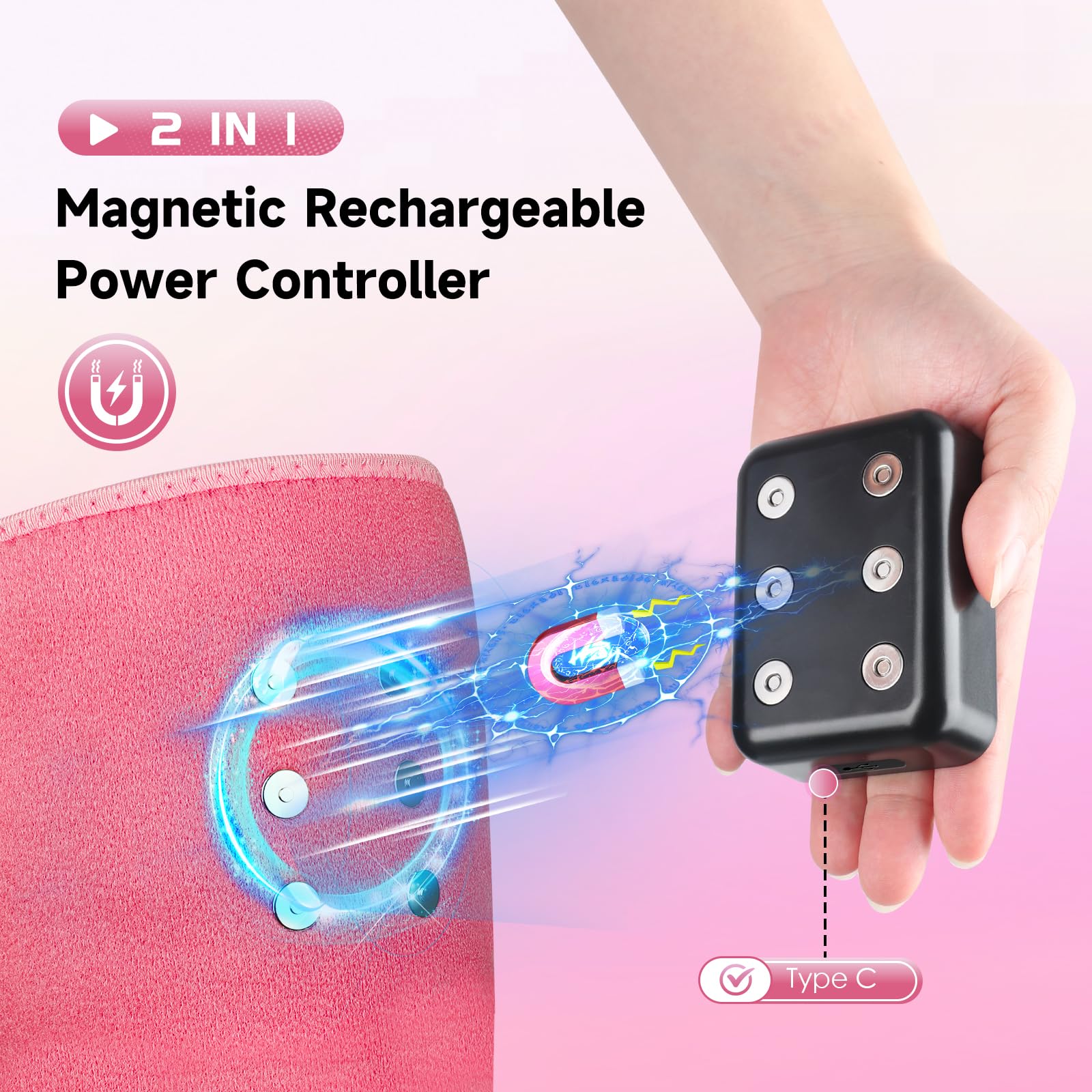 Red Light Therapy Belt Pad: Near Infrared Lamp Pain Relief 156 LEDs Wrap Body Heating Pads AstarexinAu supplements