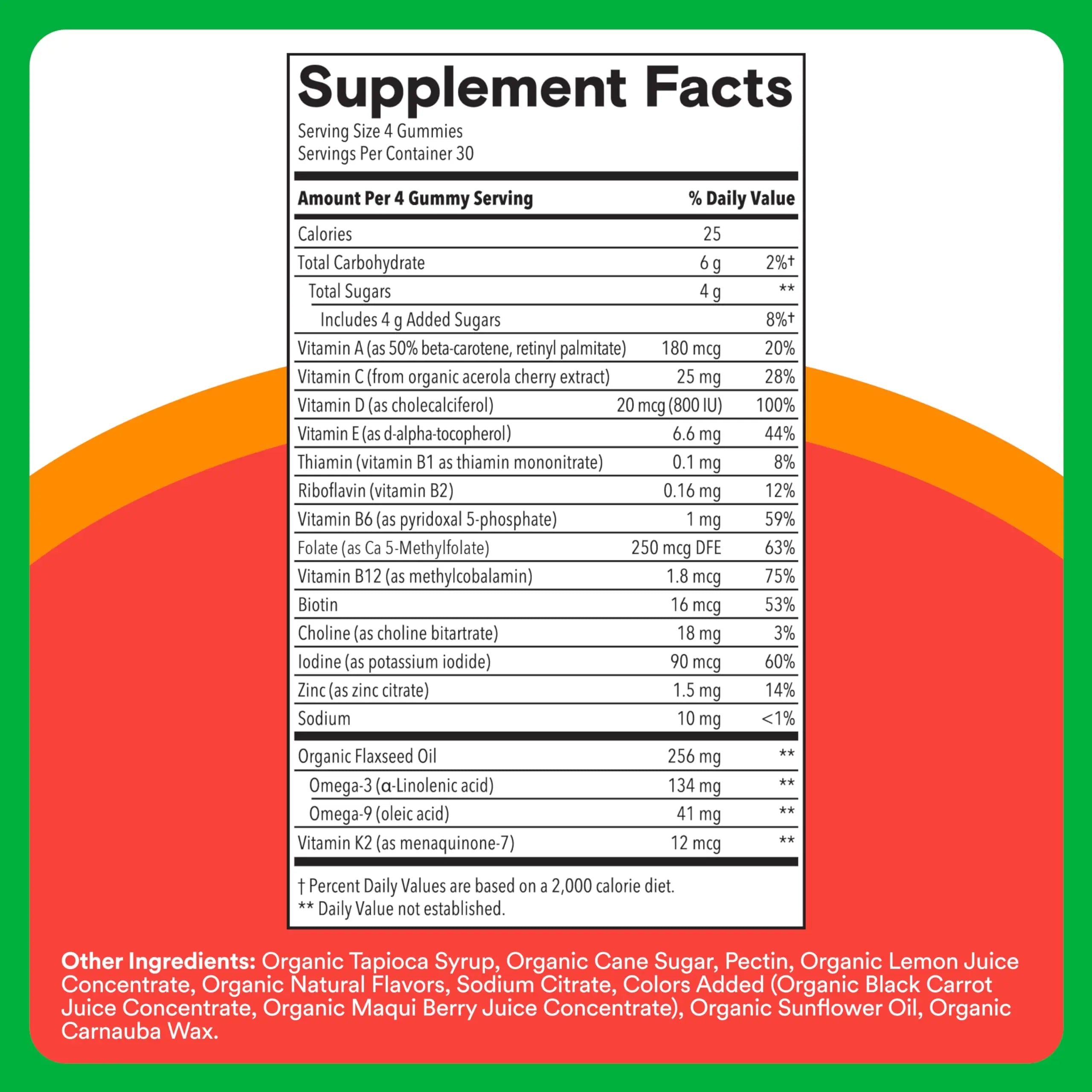 SmartyPants Organic Kids Multivitamin Gummies: Omega 3 (ALA), Vitamin D3, C, Vitamin B12, B6, A, K & Zinc for Immune Support, Biotin SmartyPantsAu supplements