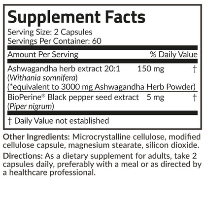 Futurebiotics Ashwagandha Extra Strength Stress & Mood Support with BioPerine FuturebioticsUS supplements