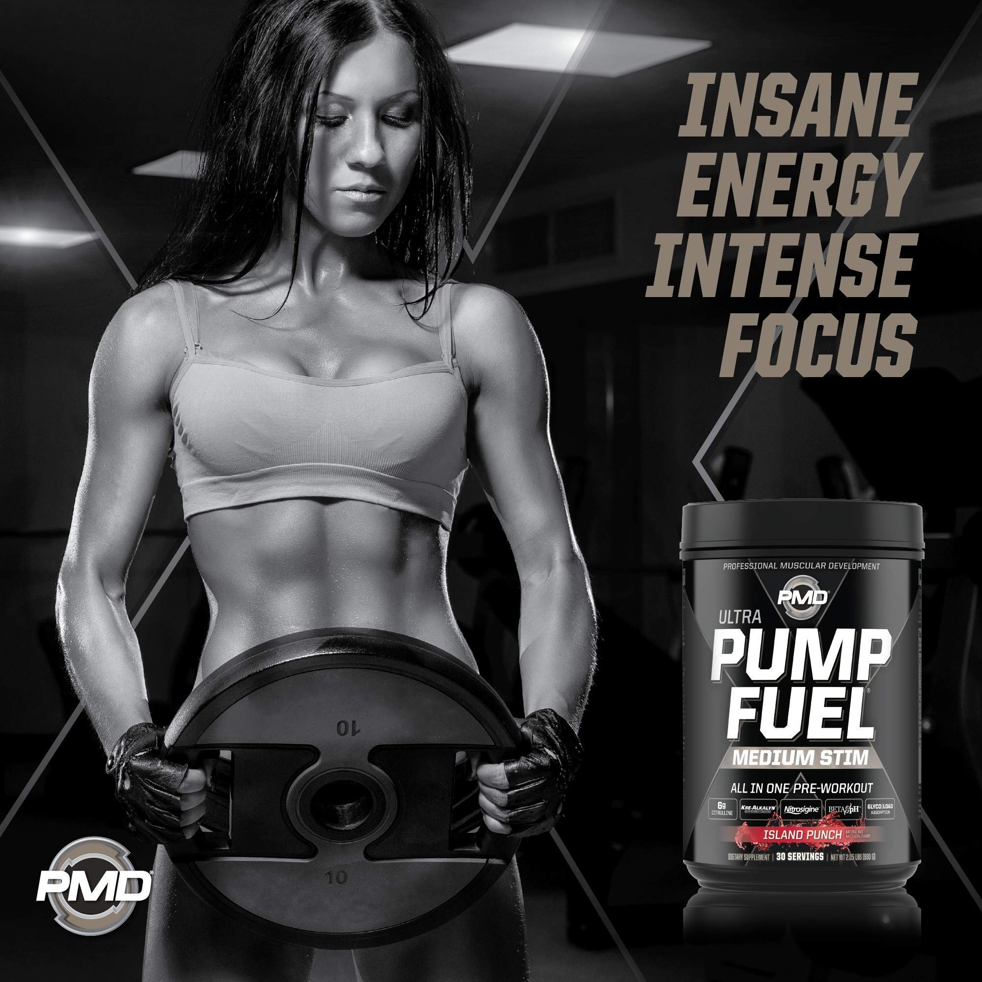 PMD Sports Ultra Pump Fuel - Pre Workout - Island Punch (30 Servings) Sports Omega PMDAu supplements