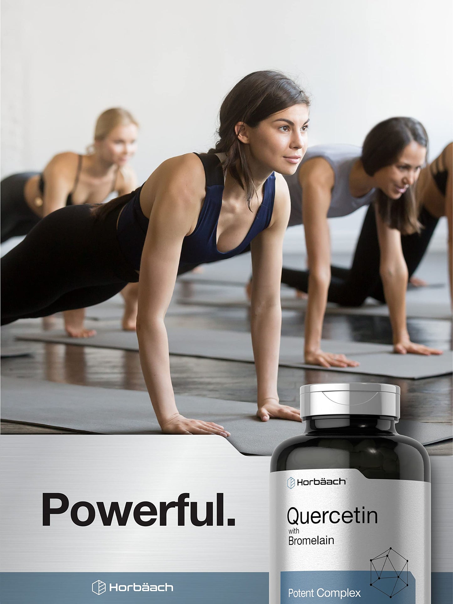 Quercetin with Bromelain Supplement | 240 Capsules | Non-GMO and Gluten Free HorbäachUS supplements
