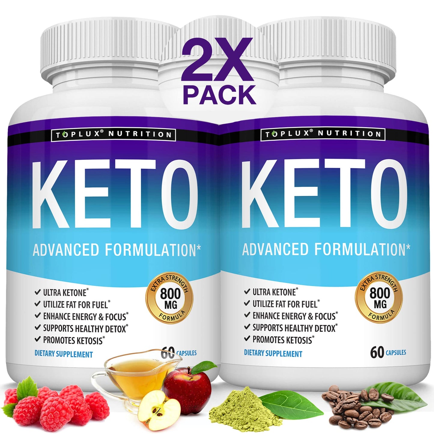 Toplux Keto Pills Ketosis Diet - Natural Ketosis Using Ketone & Ketogenic Diet, Support TopluxUS supplements