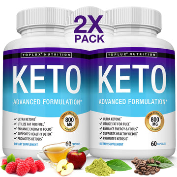 Toplux Keto Pills Ketosis Diet - Natural Ketosis Using Ketone & Ketogenic Diet, Support TopluxAu supplements