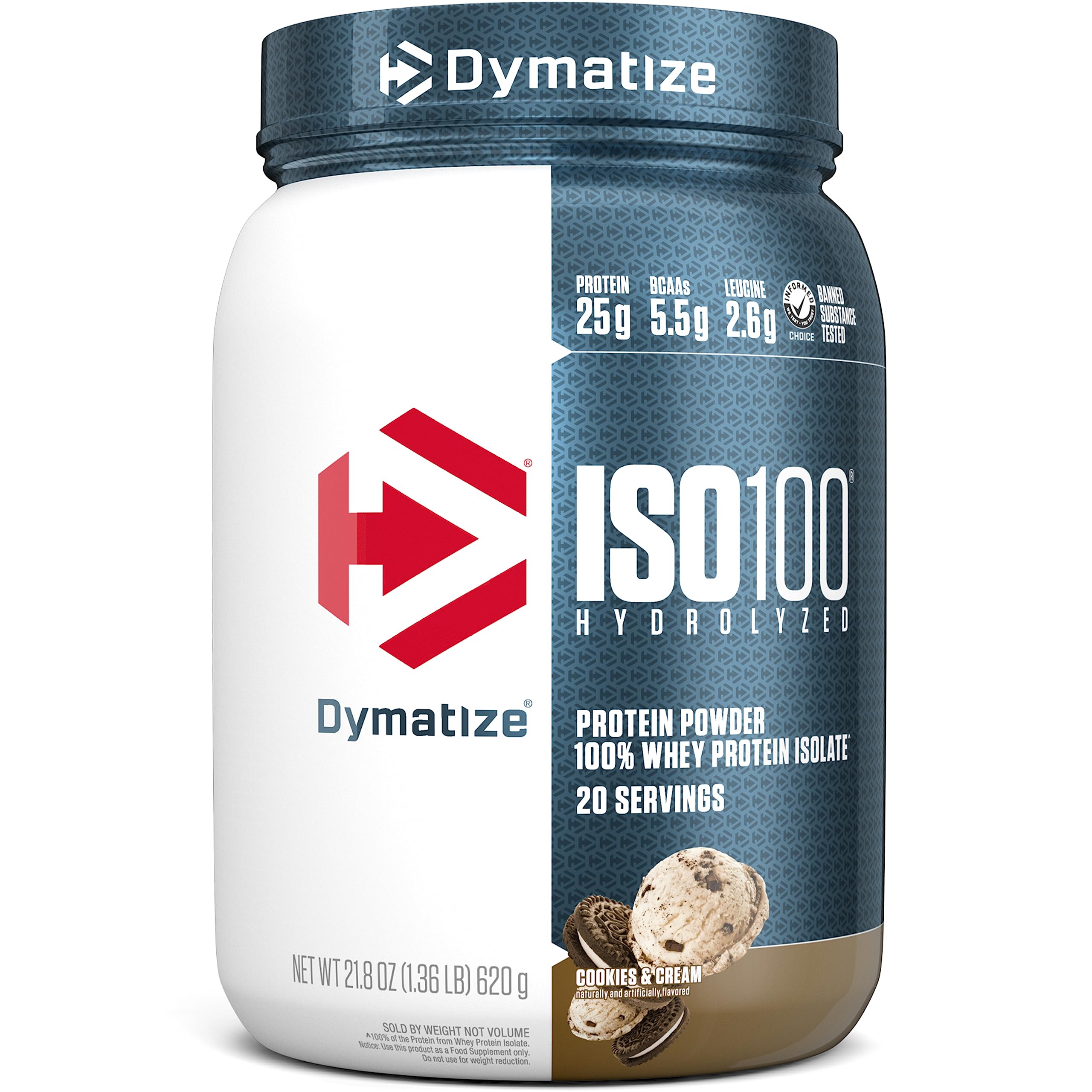Dymatize ISO100 Hydrolyzed Protein Powder, 100% Whey Isolate Protein, 25g of Protein DymatizeUS supplements