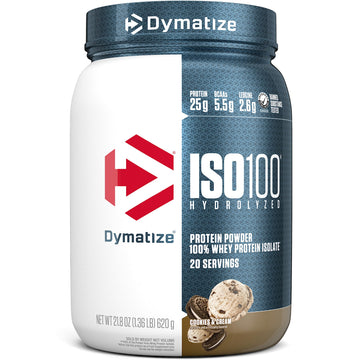 Dymatize ISO100 Hydrolyzed Protein Powder, 100% Whey Isolate Protein, 25g of Protein DymatizeUS supplements