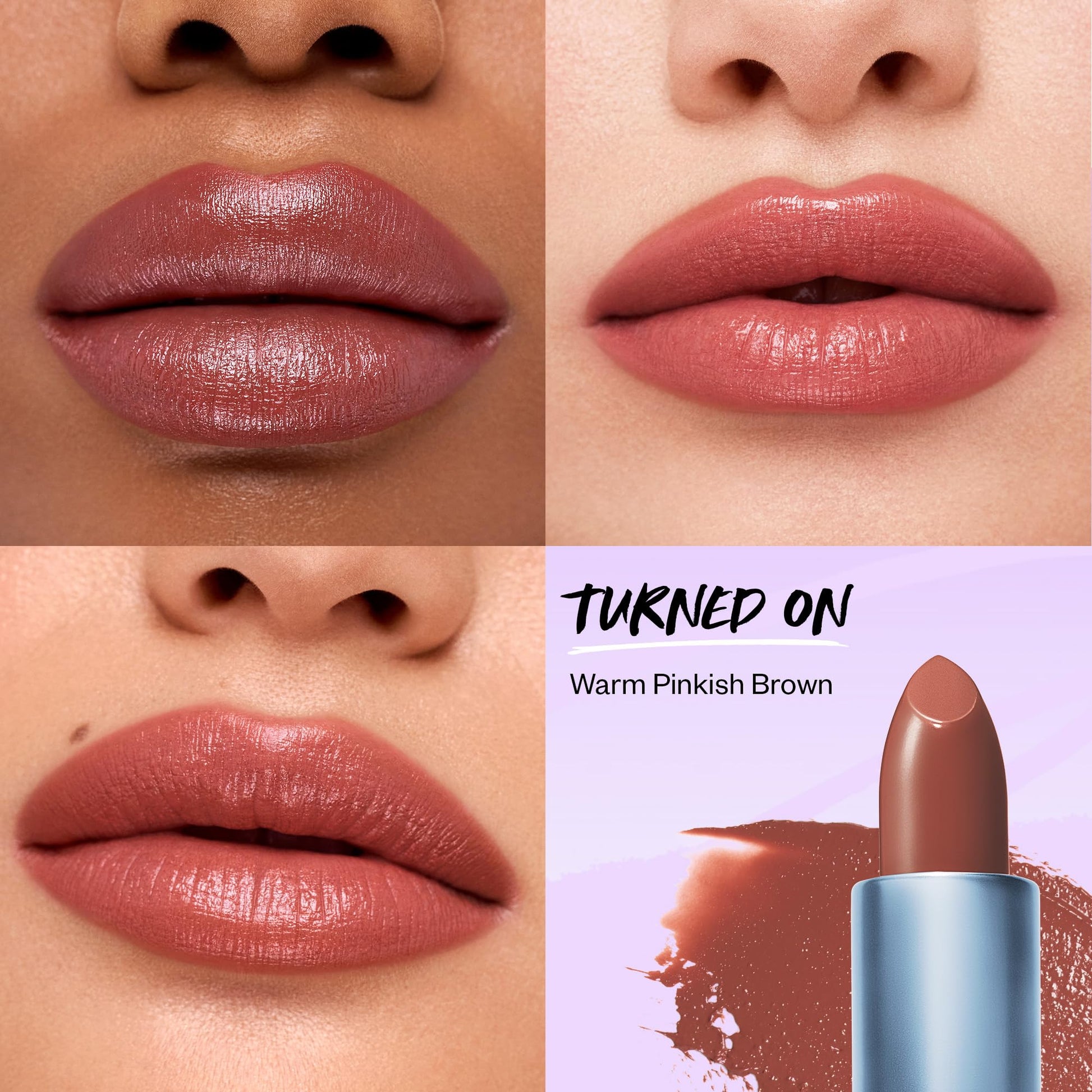 Kosas Weightless Lip Color Nourishing Satin Lipstick - High Impact Lip Color with Clean Formula - Comfy Feel & Soft Finish - Turned On KosasAu supplements