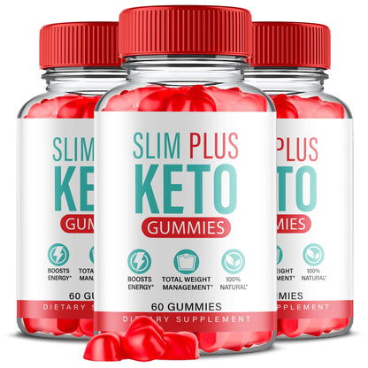 (3 Pack) Slim Plus Keto Gummies - Slim Plus Keto ACV Gummies with Apple Cider Vinegar Ark LabsUS supplements