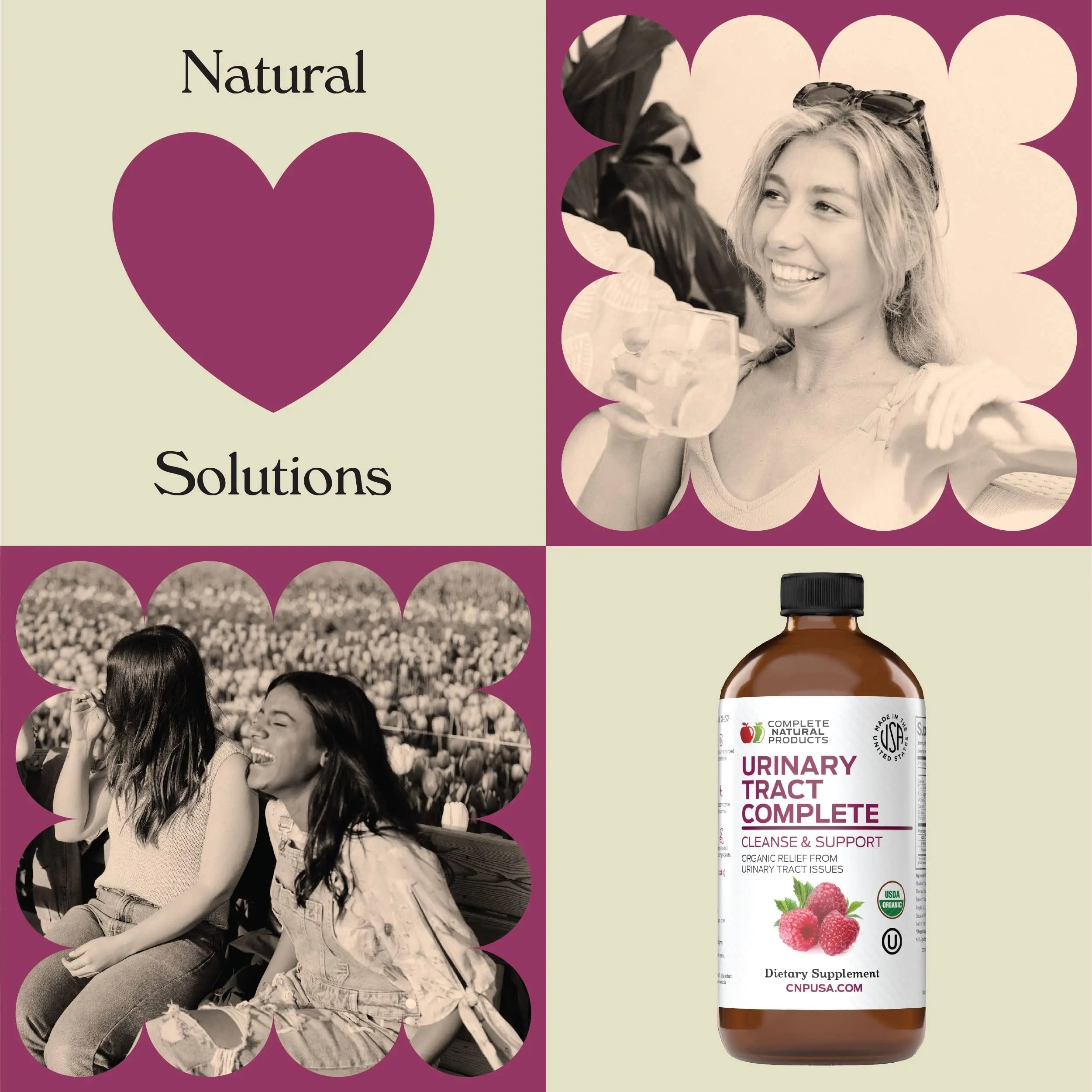 Complete Natural Products Urinary Tract Complete 8oz - Liquid Supplement for a Urinary Tract Cleanse, Defense, Health, and Treatment with Organic Cranberry & Organic D-Mannose Complete Natural ProductsAu supplements