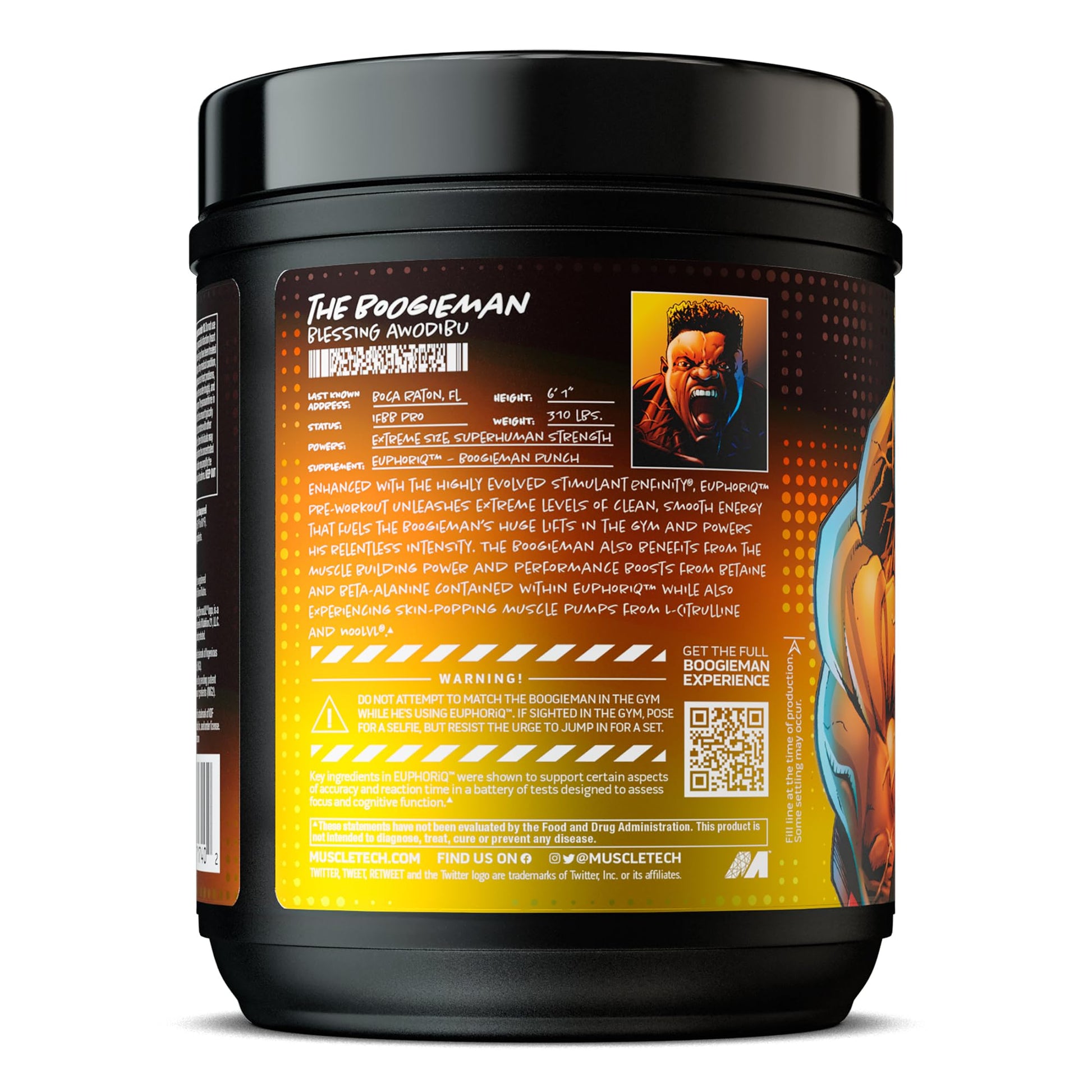 MuscleTech Pre Workout Powder EuphoriQ PreWorkout Smart Pre Workout Powder MuscleTechUS supplements