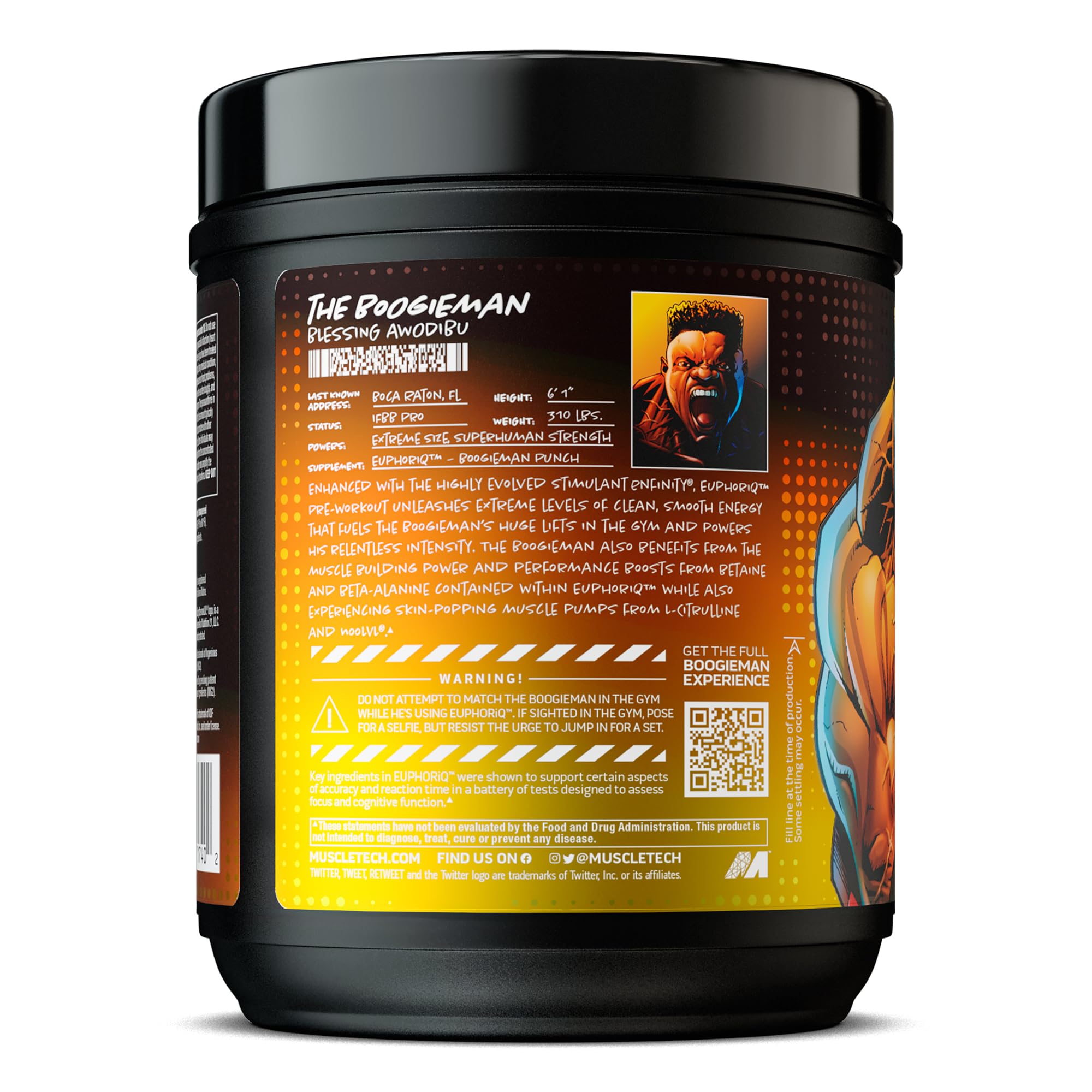 MuscleTech Pre Workout Powder EuphoriQ PreWorkout Smart Pre Workout Powder MuscleTechUS supplements