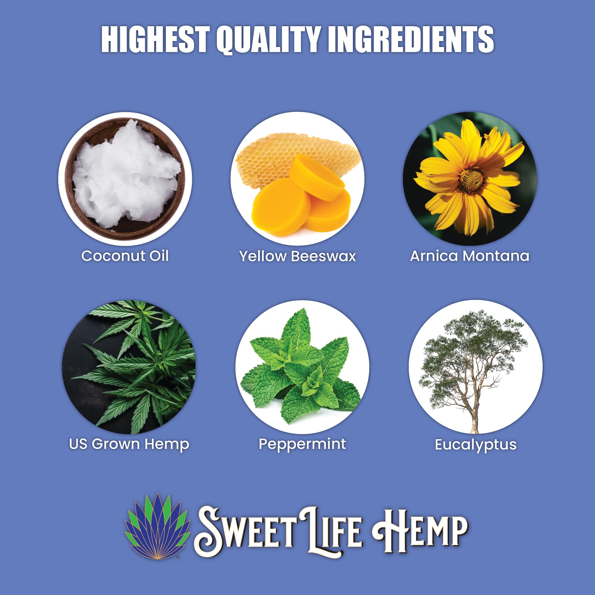 Sweet Life | Hemp Salve Stick | 3000mg | Organic Botanical Balm | Twist-Up Applicator | Small Business | Muscle & Joint Comfort Sweet LifeAu supplements