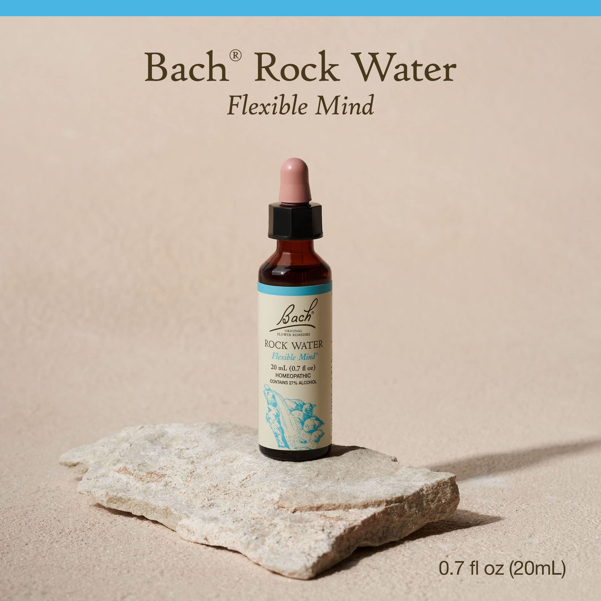 Bach Original Flower Remedies, Rock Water for Flexibility, Natural Homeopathic Flower Essence BachAu supplements