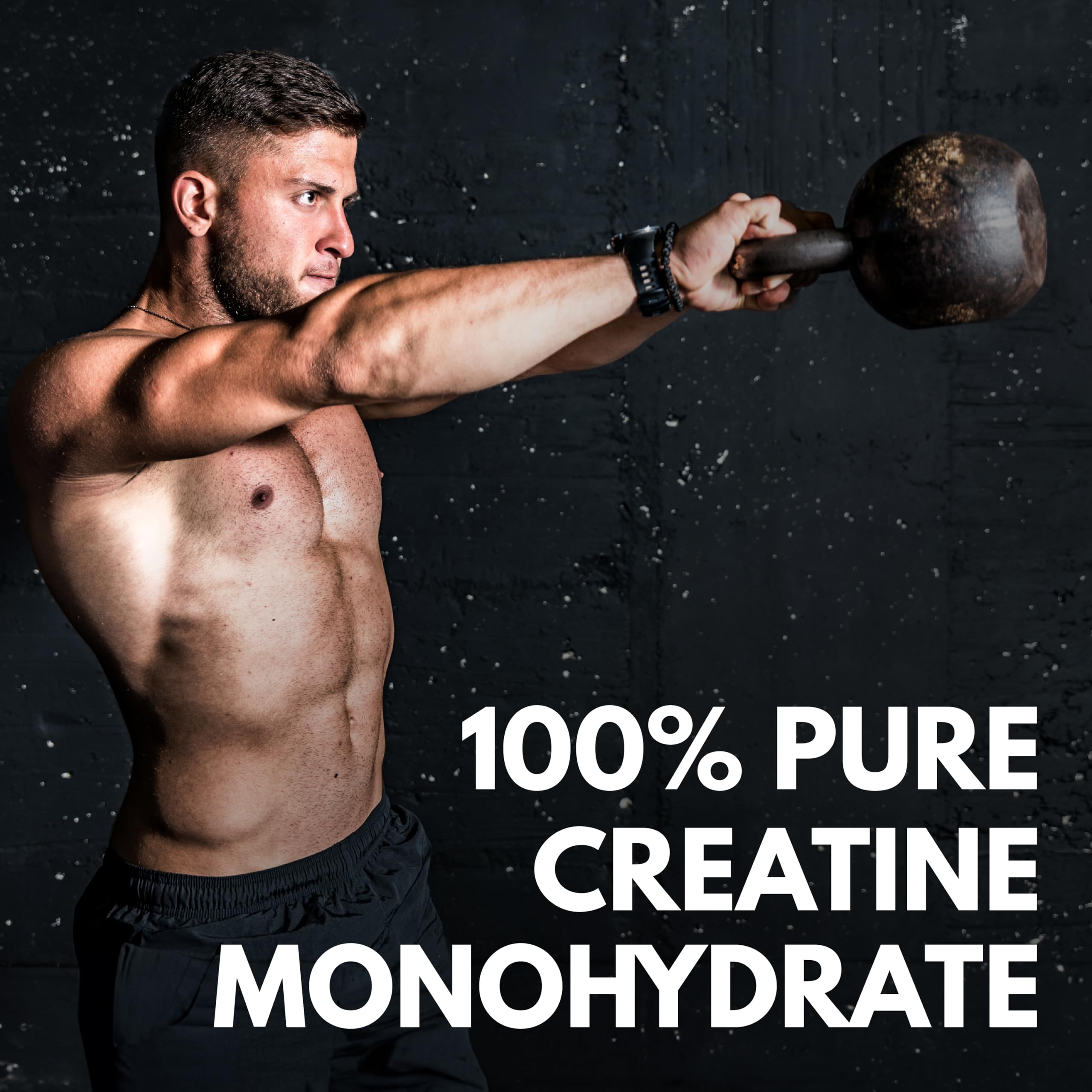 Max Muscle Ultra Pure Creatine Monohydrate Powder 5000 mg (5 Grams) | 3rd Party Purity Tested | 100% Micronized and Unflavored for Maximum Absorption | Keto Friendly | 8.8 Ounces | 50 Servings Max MuscleAu supplements