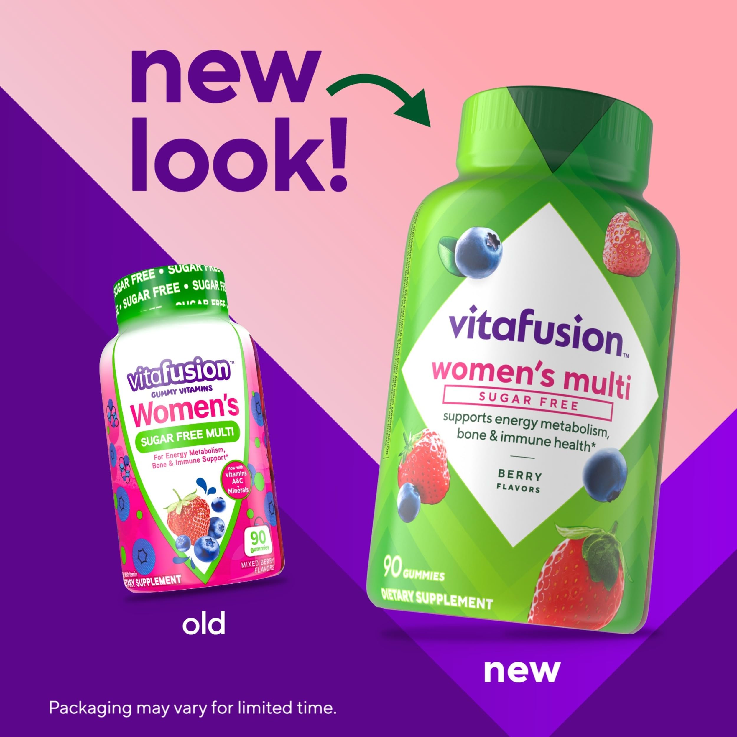 Vitafusion Women’s Sugar Free Daily Multivitamin Supplement, Keto Diet Friendly Adult Gummy Vitamin for Energy VitafusionAu supplements