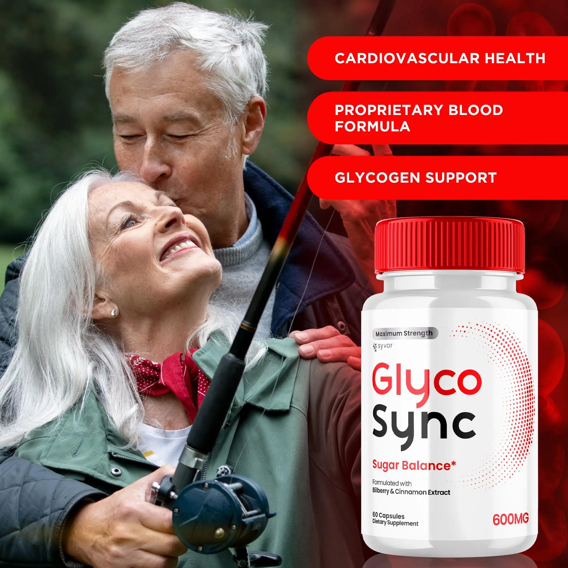 (2 Pack) Glyco Sync Capsules, Official Glyco Sync Balance Pills with All Natural Ingredients, Advanced Formula GlycoSync Joint Health and Wellness Support Max Strength for Men & Women (120 Capsules) Syvornz supplements