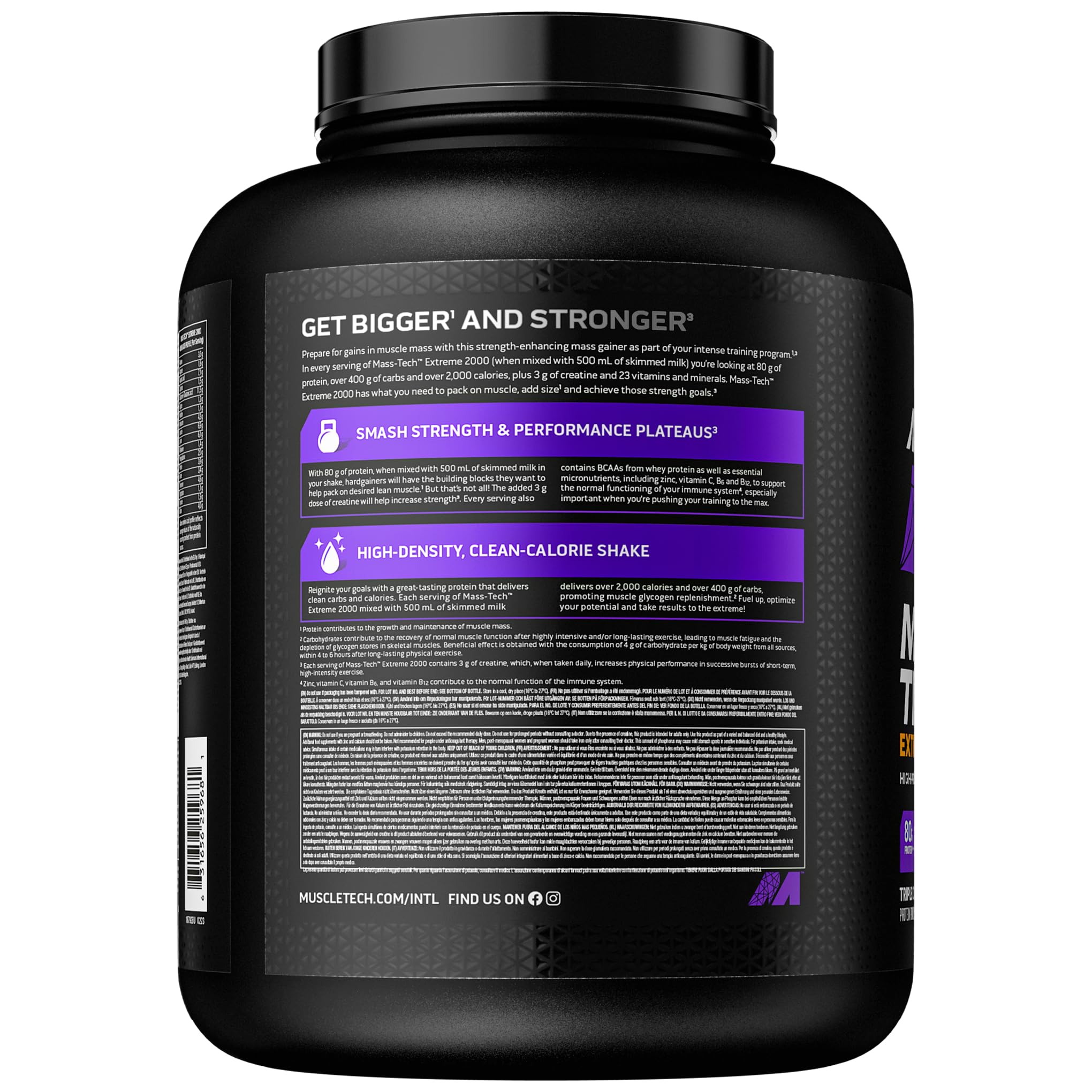 MuscleTech MassTech Extreme Protein Powder, Weight & Muscle Mass Gainer, Whey Mass Protein Powder MuscletechAu supplements