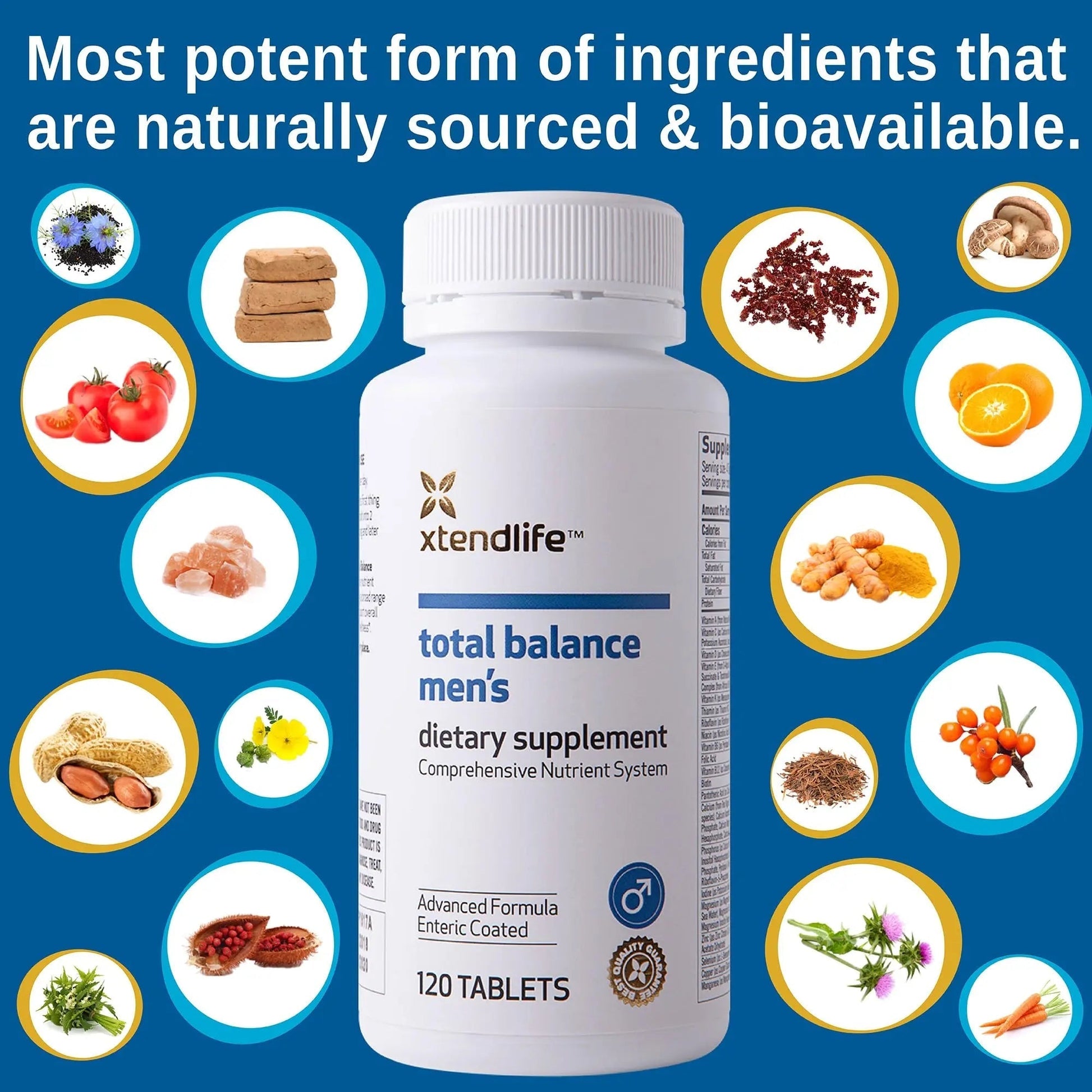 Xtendlife Total Balance Men’s Multivitamin for Immune, Heart, Digestive & Cellular Health - Daily Support XtendlifeAu supplements