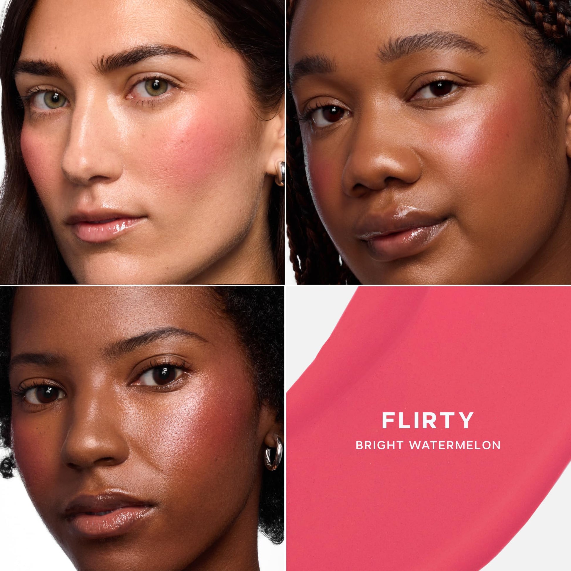 Saie Dewy Glow Duo - Dew Liquid Blush - (.40 oz, Flirty), Glossybounce Lip Gloss-Oil Hybrid (.17 oz, Burst) - Hydrating, Vegan Makeup for Radiant Cheeks & Lips SaieAu supplements