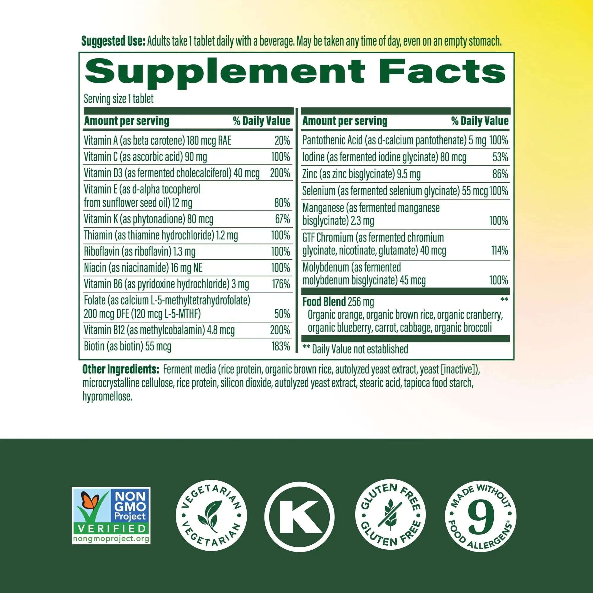 MegaFood Multivitamin for Women 55+ One Daily Womens Multivitamin with Vitamin D3, C, Zinc & Bioavailable Vitamin B12 & Folate MegaFoodAu supplements