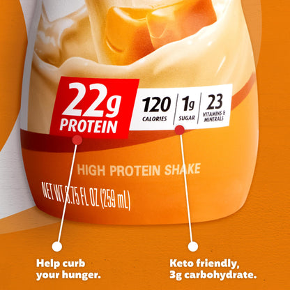 Premier Protein Shake MINIs, Caramel, 22g Protein, 120 Calories, 1g Sugar, 8.75fl oz Premier ProteinUS supplements
