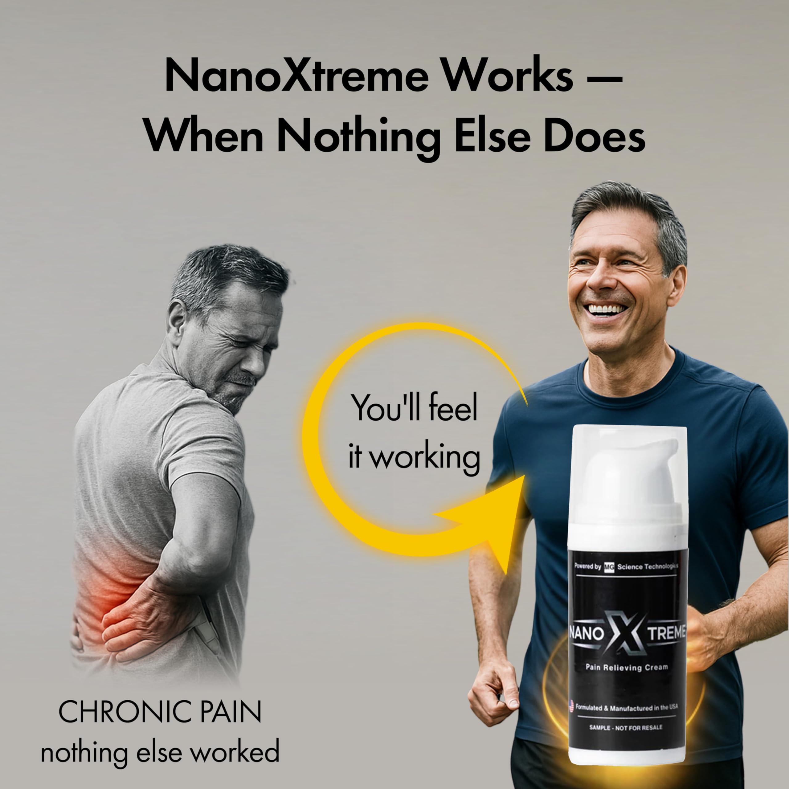 NANOXTREME Pain Relief Cream – Fast-Acting Topical for Muscle, Joint & Nerve Discomfort – Deep-Absorbing, Long-Lasting Formula with Natural Ingredients – Cooling Sensation – 1 oz Size – Made in USA NANOXTREMEAu supplements