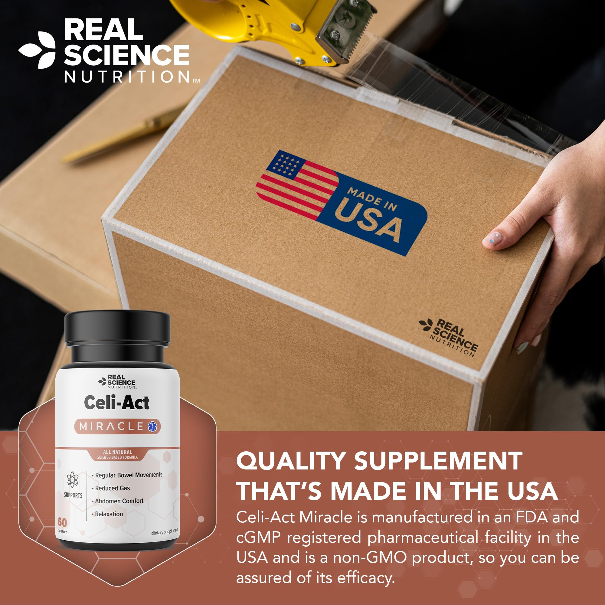 Real Science Nutrition Celi-Act Miracle is a Natural Supplement to Support Celiac Discomfort and Digestive Health Real Science NutritionAu supplements