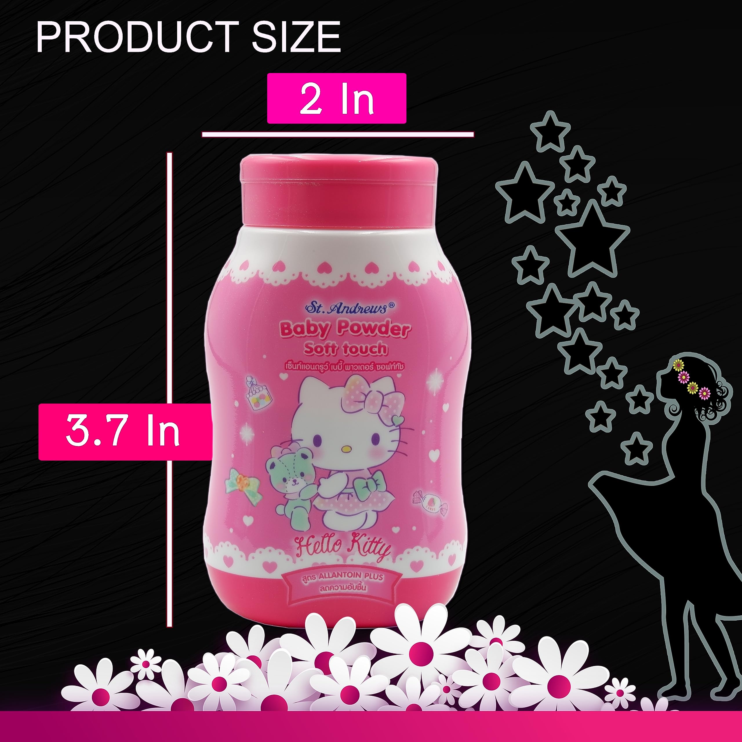 Body Powder for Women Girls Feminine Dusting Powder 1.76oz (Pack of 6) YARINAu supplements