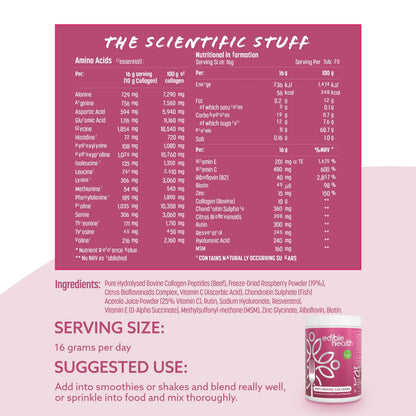 High Protein Edible Health Anti-Ageing Protein Powder, Regenerative Collagen Supplements Edible HealthUS supplements