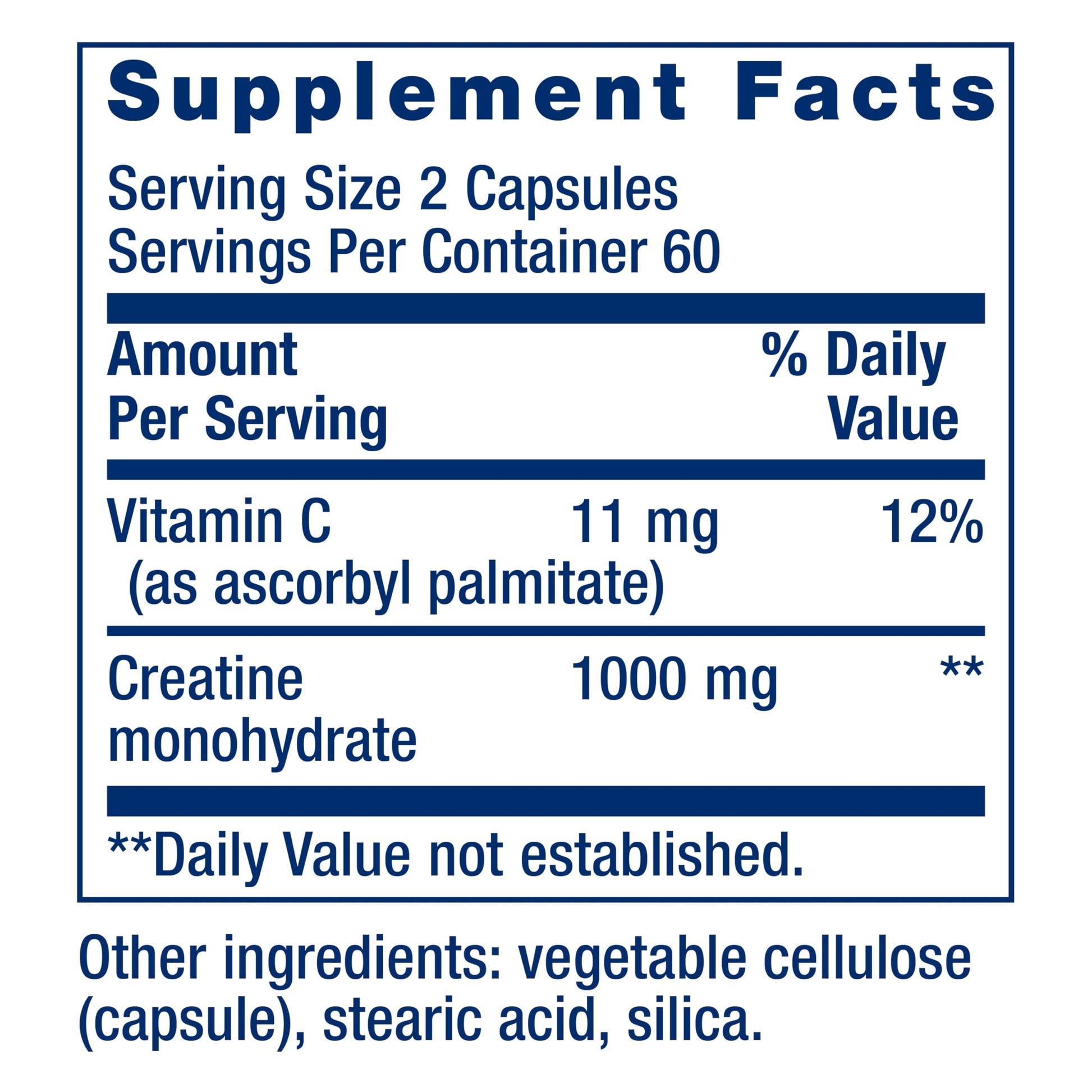 Life Extension Creatine Capsules – Creatine Monohydrate – Promotes Strength, Lean Muscle, Healthy Endurance – Non-GMO, Gluten-Free – 120 Capsules Life ExtensionAu supplements