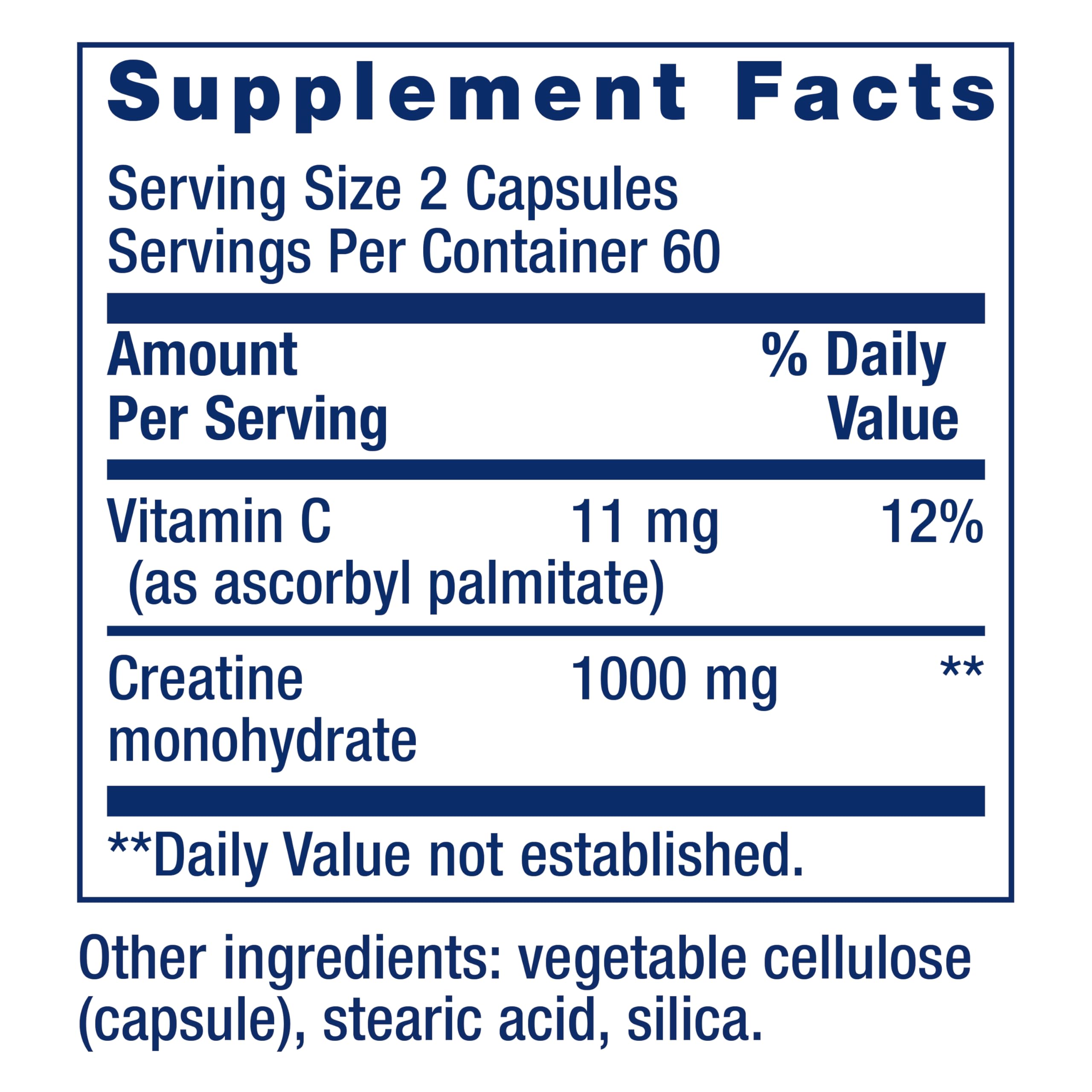 Life Extension Creatine Capsules – Creatine Monohydrate – Promotes Strength, Lean Muscle, Healthy Endurance – Non-GMO, Gluten-Free – 120 Capsules Life ExtensionAu supplements