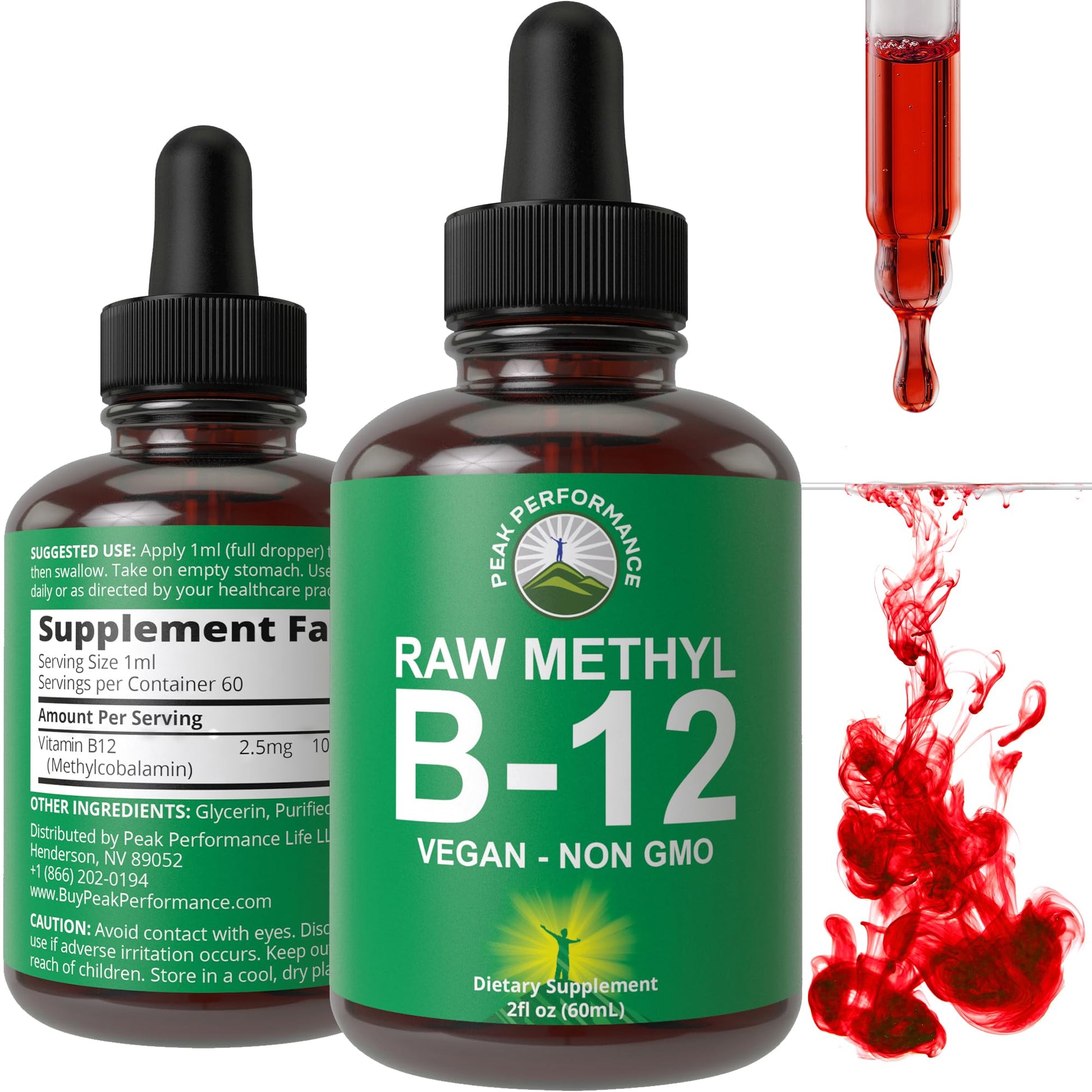 Raw Methyl B12 Liquid Drops. Sublingual Fast Acting Advanced Vegan B 12 Liquid Vitamin Supplement. High Bioavailability Methylcobalamin B-12 Vitamins for Energy, Focus and Relief. for Men + Women Peak PerformanceAu supplements