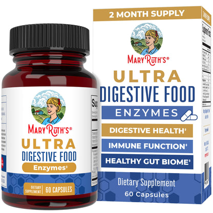 MaryRuth Organics Ultra Digestive Enzymes Capsules | Up to 2 Month Supply | Supplement for Gut Health Support | Digestion & Immune Support MARYRUTH'SUS supplements