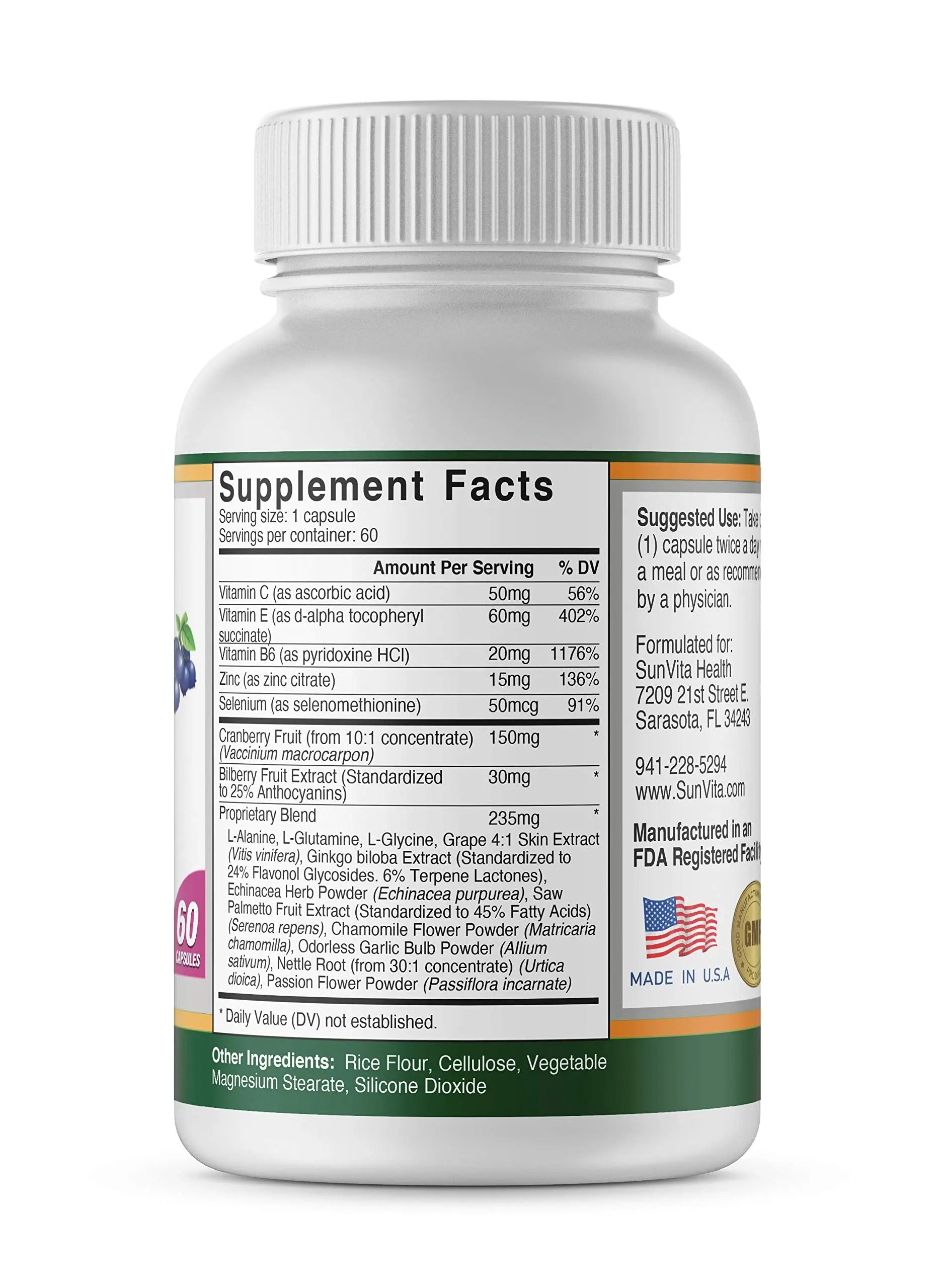 SunVita Health - Bladder Balance® - Bladder Control for Women • Bladder Issues Such as Urinary Frequency, Urgency and Urinary Tract Issues! SunVita HealthAu supplements