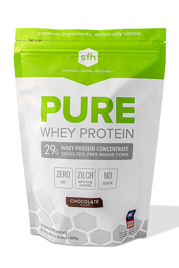 SFH Pure Whey Protein Powder (Chocolate) Best Tasting 100% Grass Fed Whey SFHUS supplements