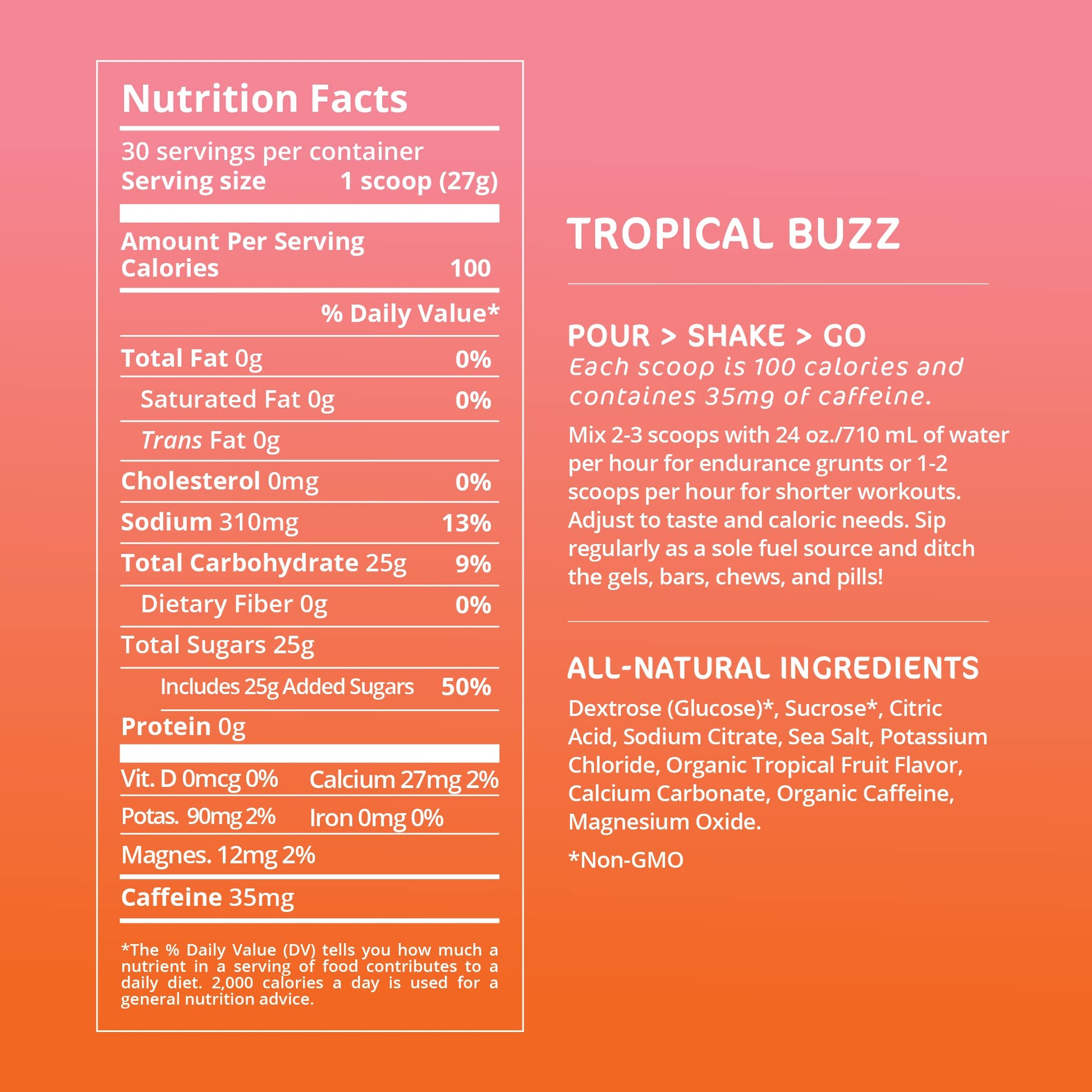 Tailwind Nutrition Endurance Fuel, Caffeine Drink Mix with Electrolytes TailwindAu supplements