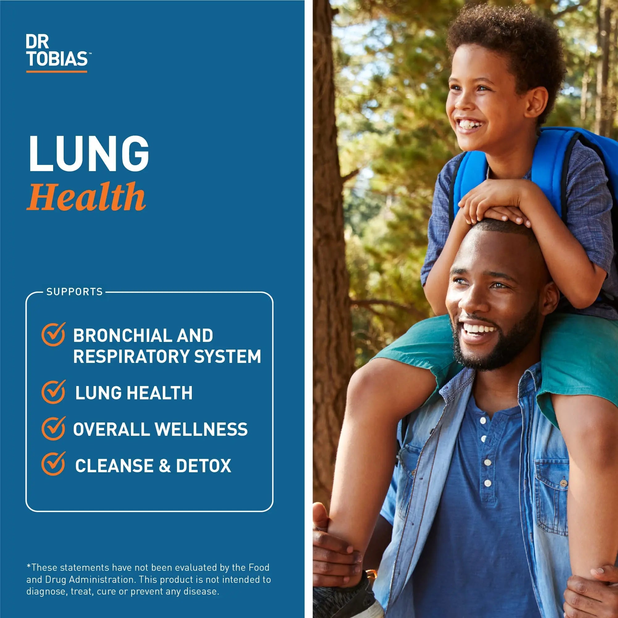 Dr. Tobias Lung Health and Oregano & Caprylic Acid Blend, Supports Lung Cleanse & Detox, Intestinal Health, Immune Support with Prebiotics & Herbs for Women & Men Dr. Tobiasnz supplements