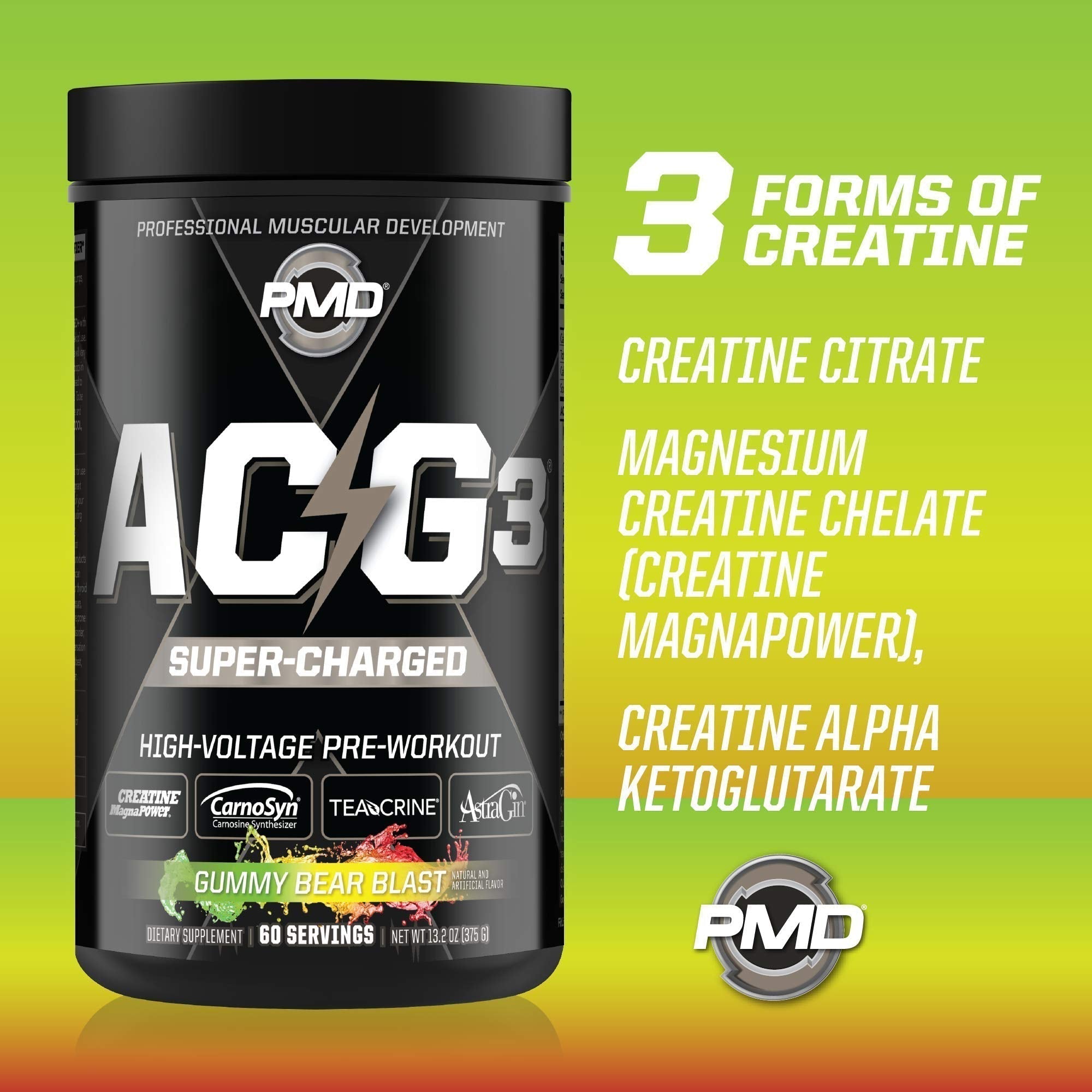 PMD Sports ACG3 Supercharged - Pre Workout - Powerful Strength, High Energy, Maximize PMDAu supplements