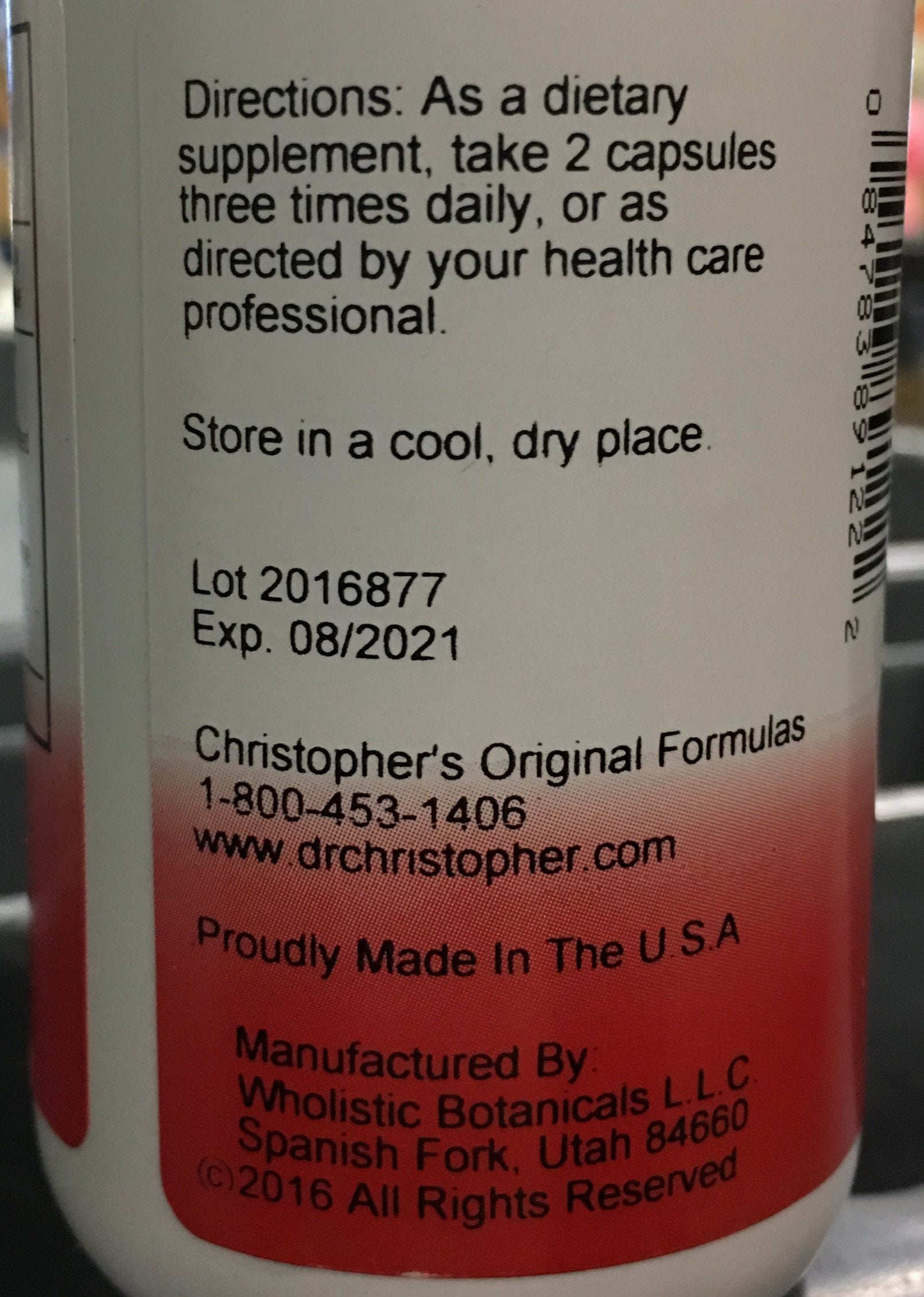 Christopher's Original Formulas Male Urinary Tract Support Supplement – Kidney & Prostate Health – 100 Capsules Christopher's Original FormulasAu supplements