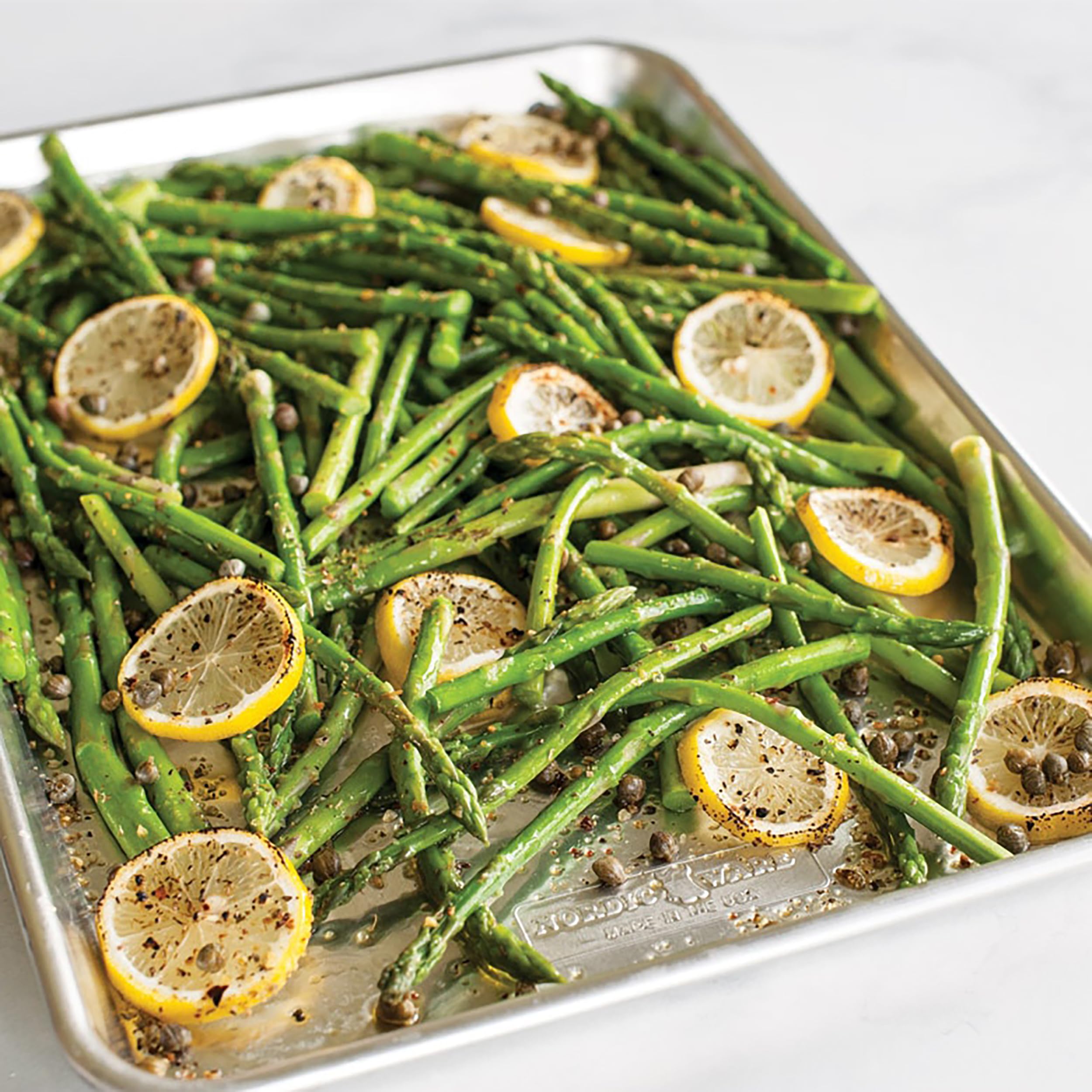 Nordic Ware Naturals 3 Piece Set - USA Made Aluminum Commercial Quality Sheet Pan for Baking or Roasting, Encapsulated Galvanized Steel Rim Prevents Warping; Half Sheet, Jelly Roll and Quarter Sheet Nordic WareAu supplements