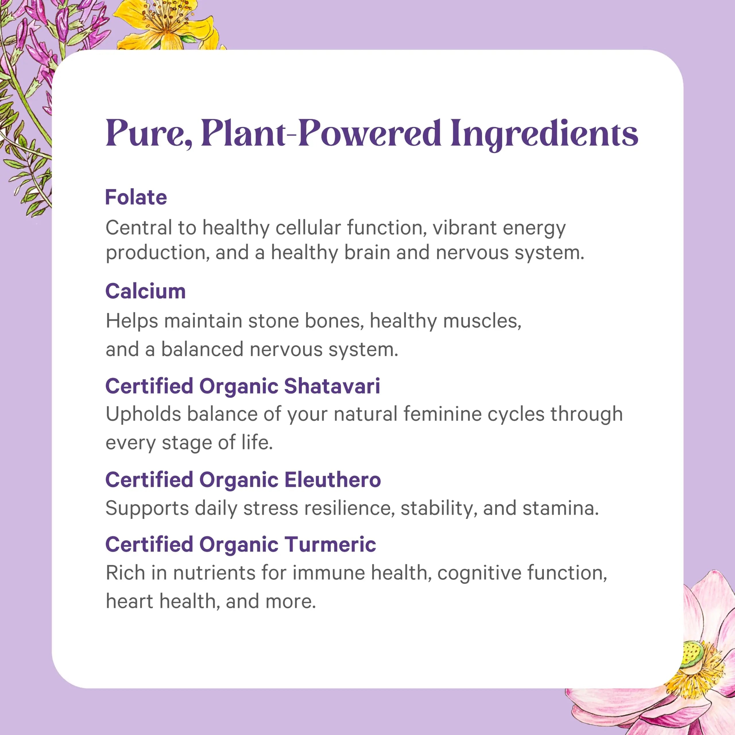 PURE SYNERGY Vita·Min·Herb for Women | Women’s Comprehensive Multivitamin Supplement | Made with Organic Whole Food Non-GMO & Vegan Ingredients | PURE SYNERGYAu supplements
