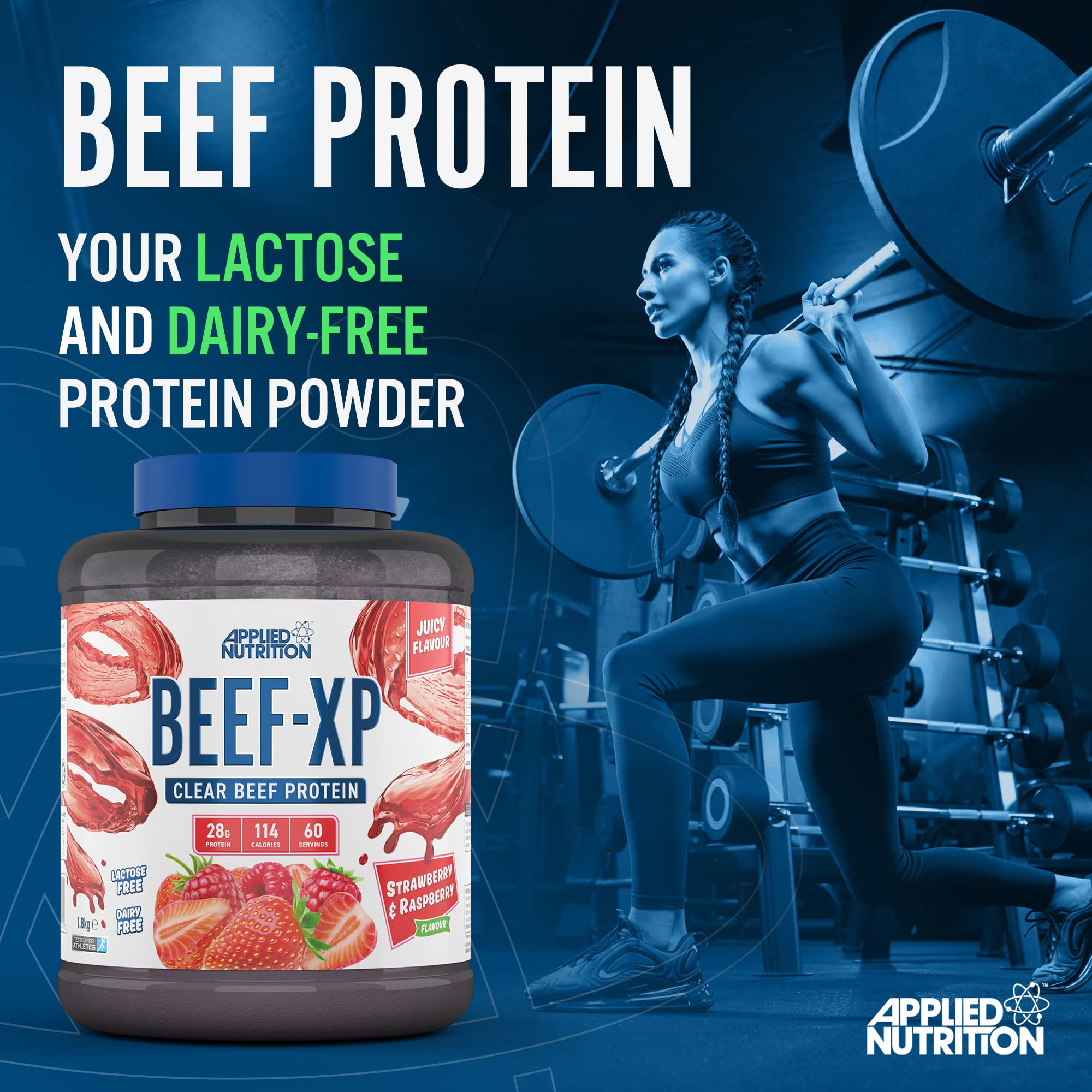 Applied Nutrition Beef XP - Clear Hydrolysed Beef Protein Isolate, Fruit Juice Style, Dairy Free Beef Protein Powder Applied NutritionAu supplements