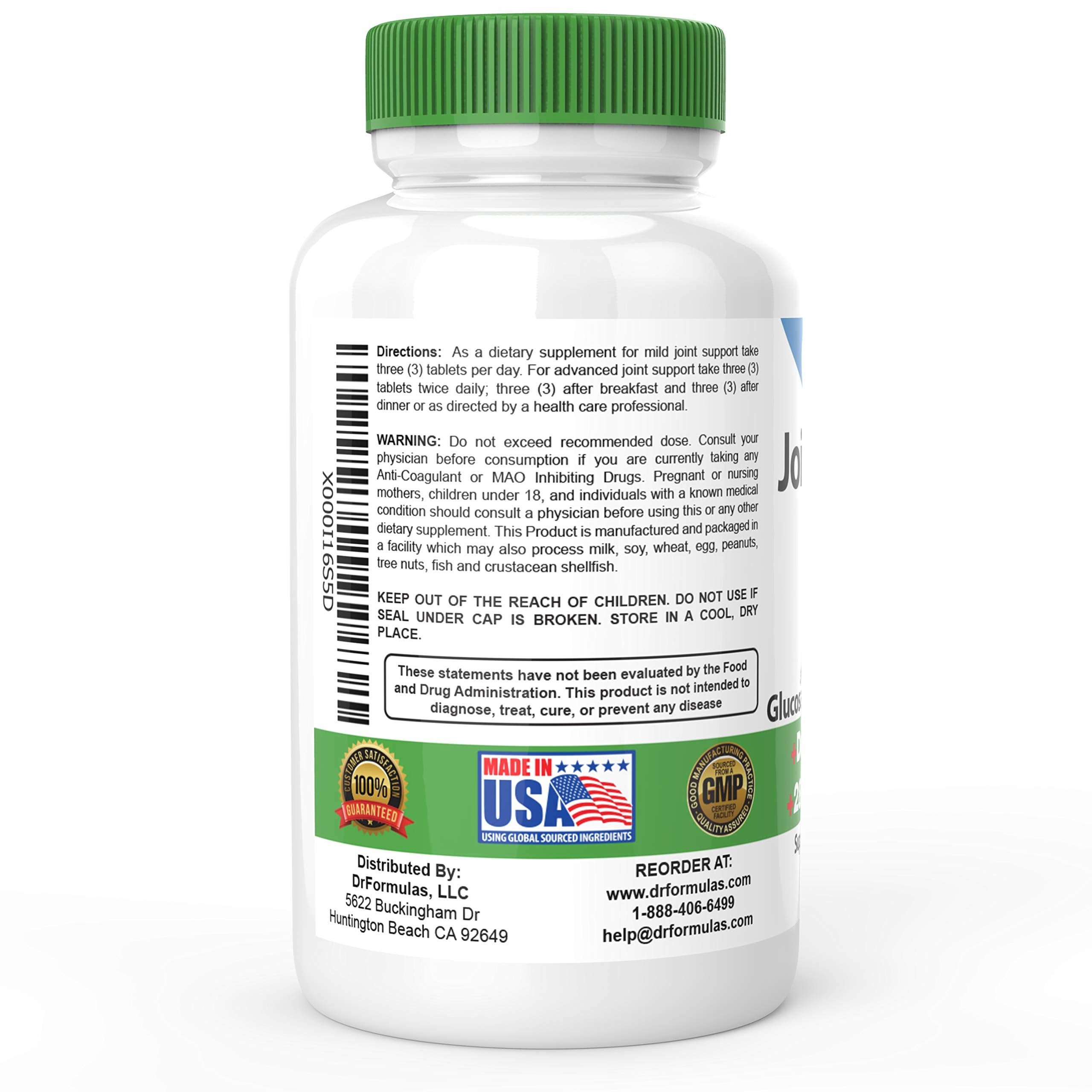 DrFormulas Joint Support Supplements for Men & Women | Glucosamine Chondroitin Msm, (Mendamine) 60 Day Supply DrFormulasAu supplements