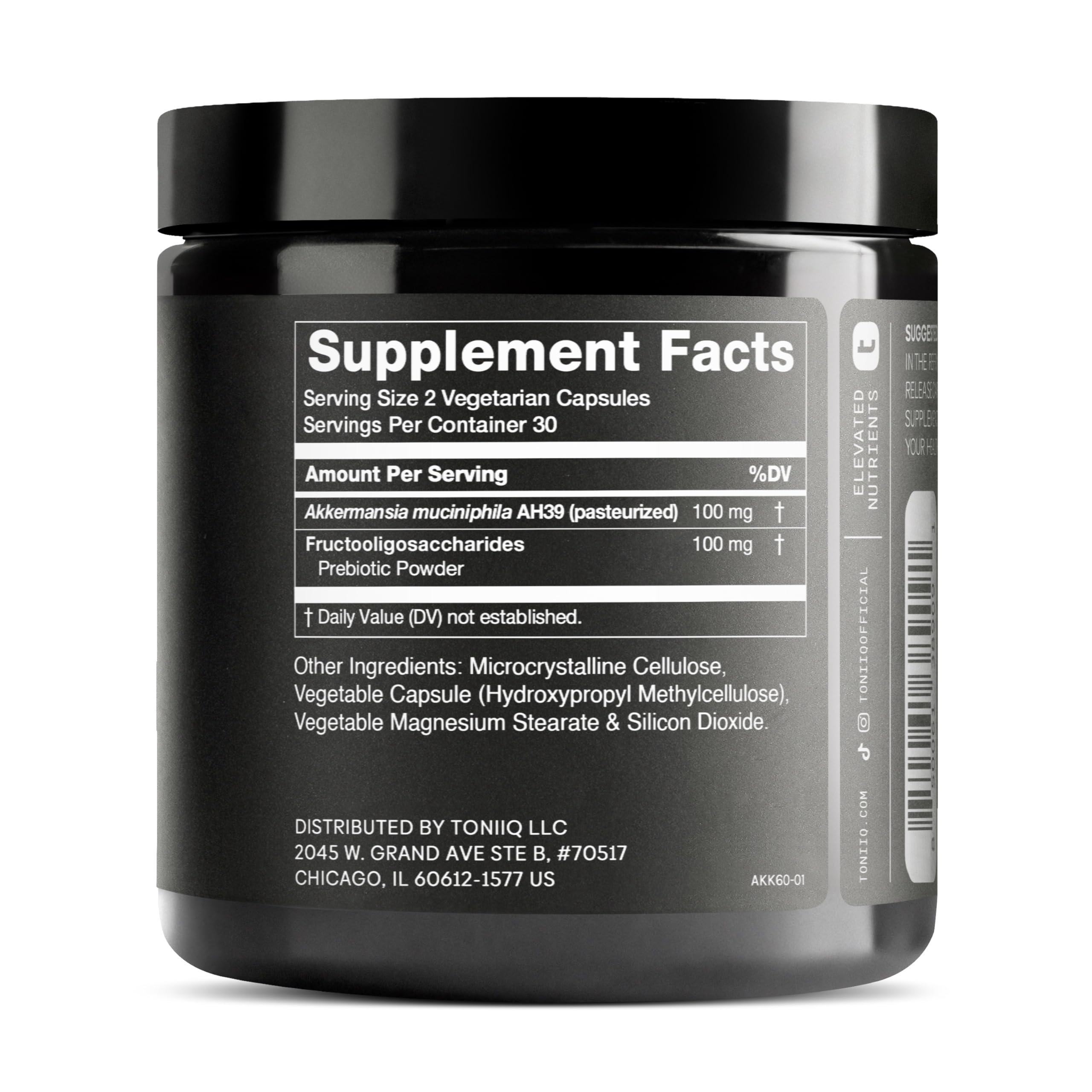 Toniiq Akkermansia Probiotic – 10 Billion TFU – Supports Gut Health & GLP-1 Activity ToniiqAu supplements