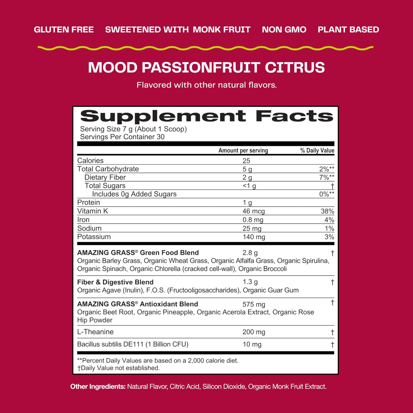 Amazing Grass Greens Blend Mood: Super Greens Powder Smoothie Mix for Mood, Relaxat Amazing GrassUS supplements