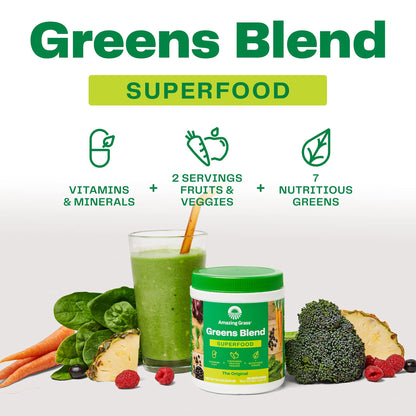 Amazing Grass Greens Blend Superfood: Super Greens Powder Smoothie Amazing GrassUS supplements