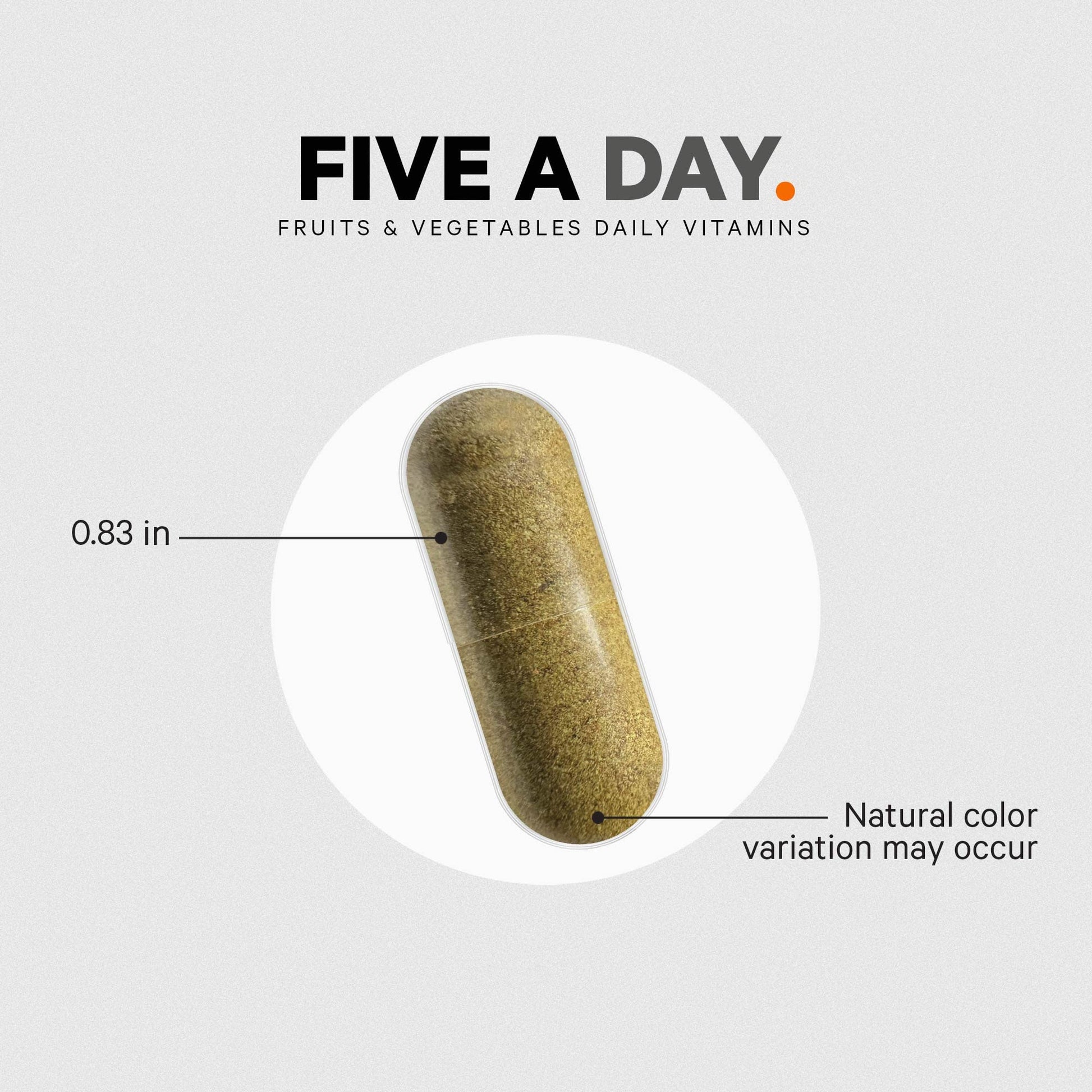 Codeage Instantfood Five A Day – Fruits & Vegetables Capsule Supplement – Whole Food Phytonutrients – 15 Fruits and Veggies Blend - Vegan, Non-GMO – 30 Capsules CodeageAu supplements